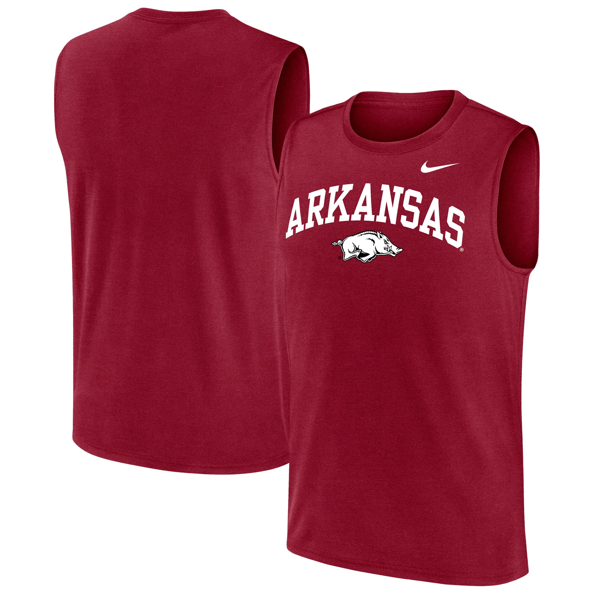 Men's Nike  Cardinal Arkansas Razorbacks Legend Dri-FIT Tank Top