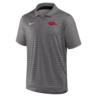 Arkansas Razorbacks Nike Dri-FIT Tour Stripe Polo - Gray