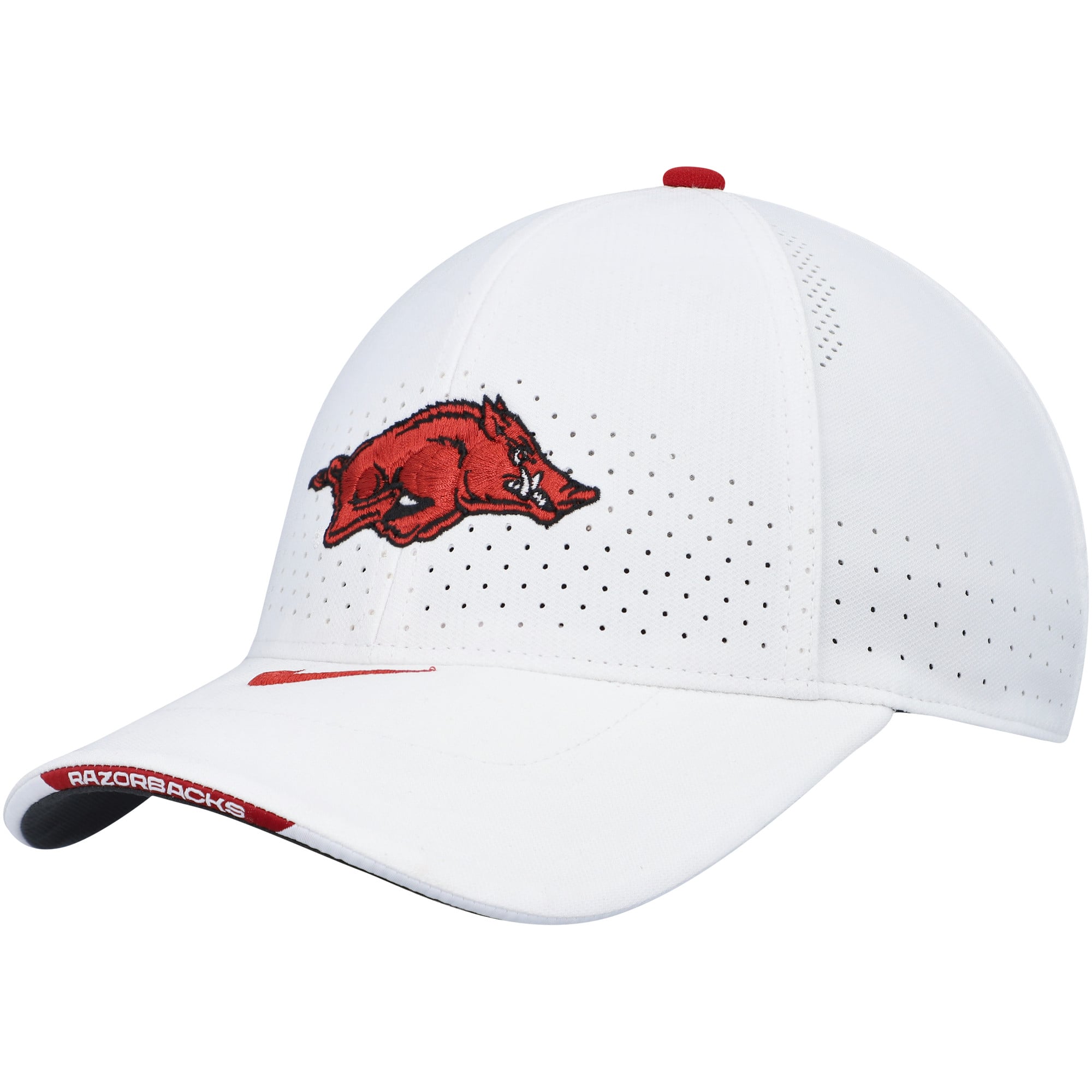 Youth Razorback Hat Men's Nike White Arkansas Razorbacks 2021 Sideline Legacy91 Performance ...