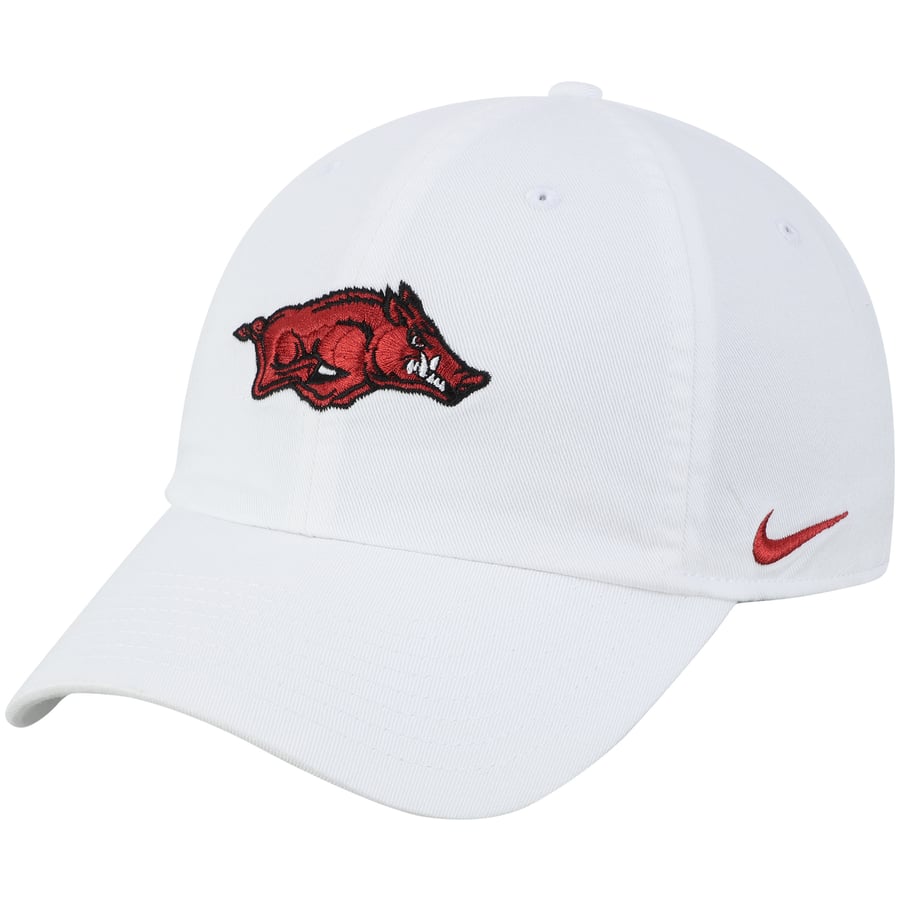 Youth Razorback Hat Men's Nike White Arkansas Razorbacks Heritage 86 Logo Performance ...