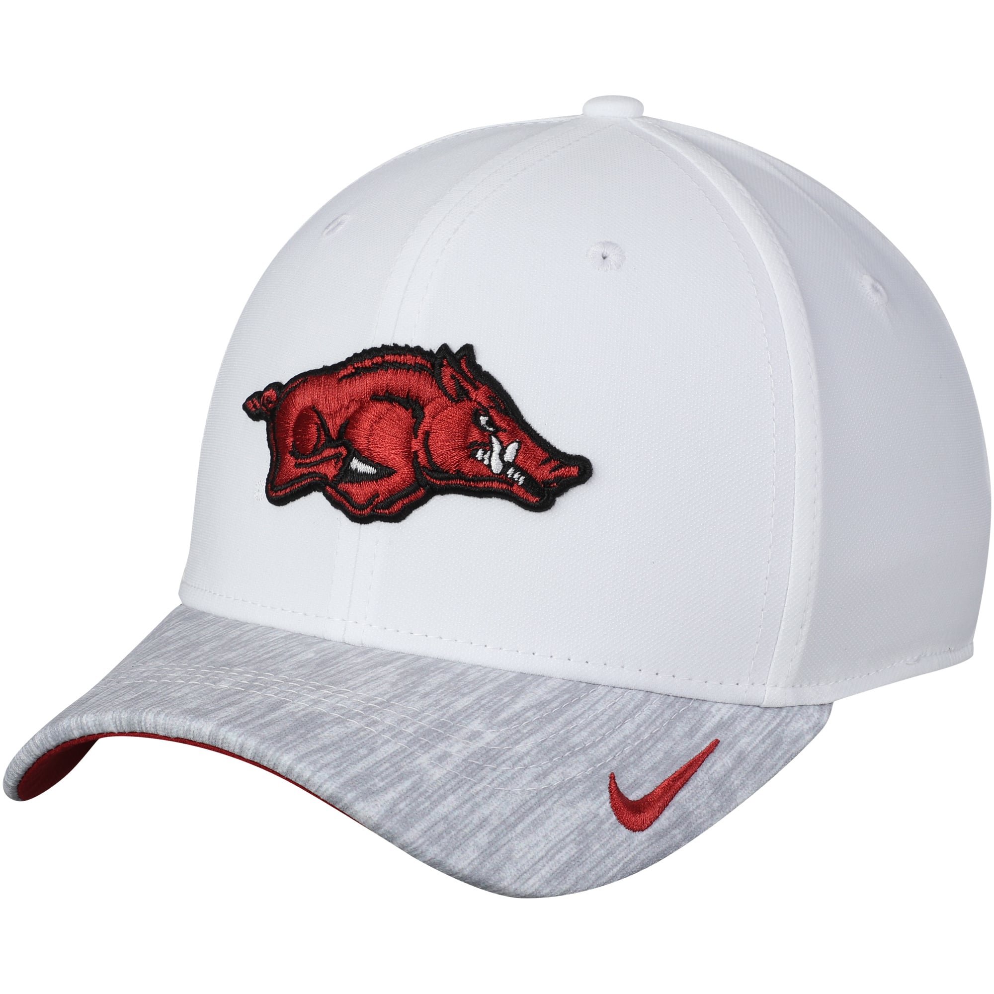 Youth Razorback Hat Men's Nike White Arkansas Razorbacks Sideline Coaches Swoosh ...