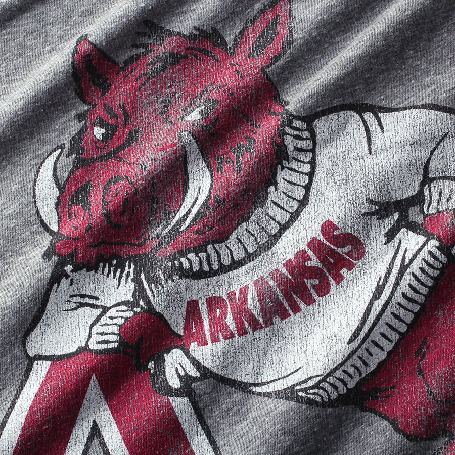 Arkansas Razorbacks Retro Vintage Razorback Logo