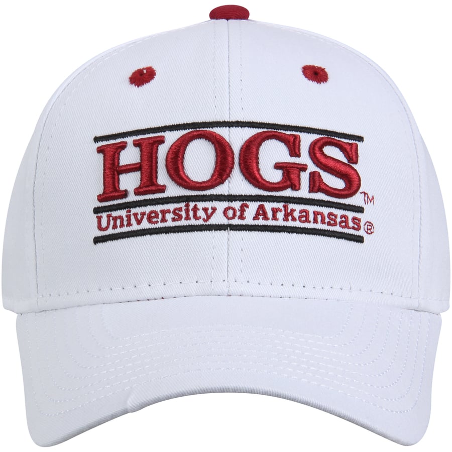 White Razorback Hat Men's The Game White Arkansas Razorbacks Classic Bar Adjustable Hat ...
