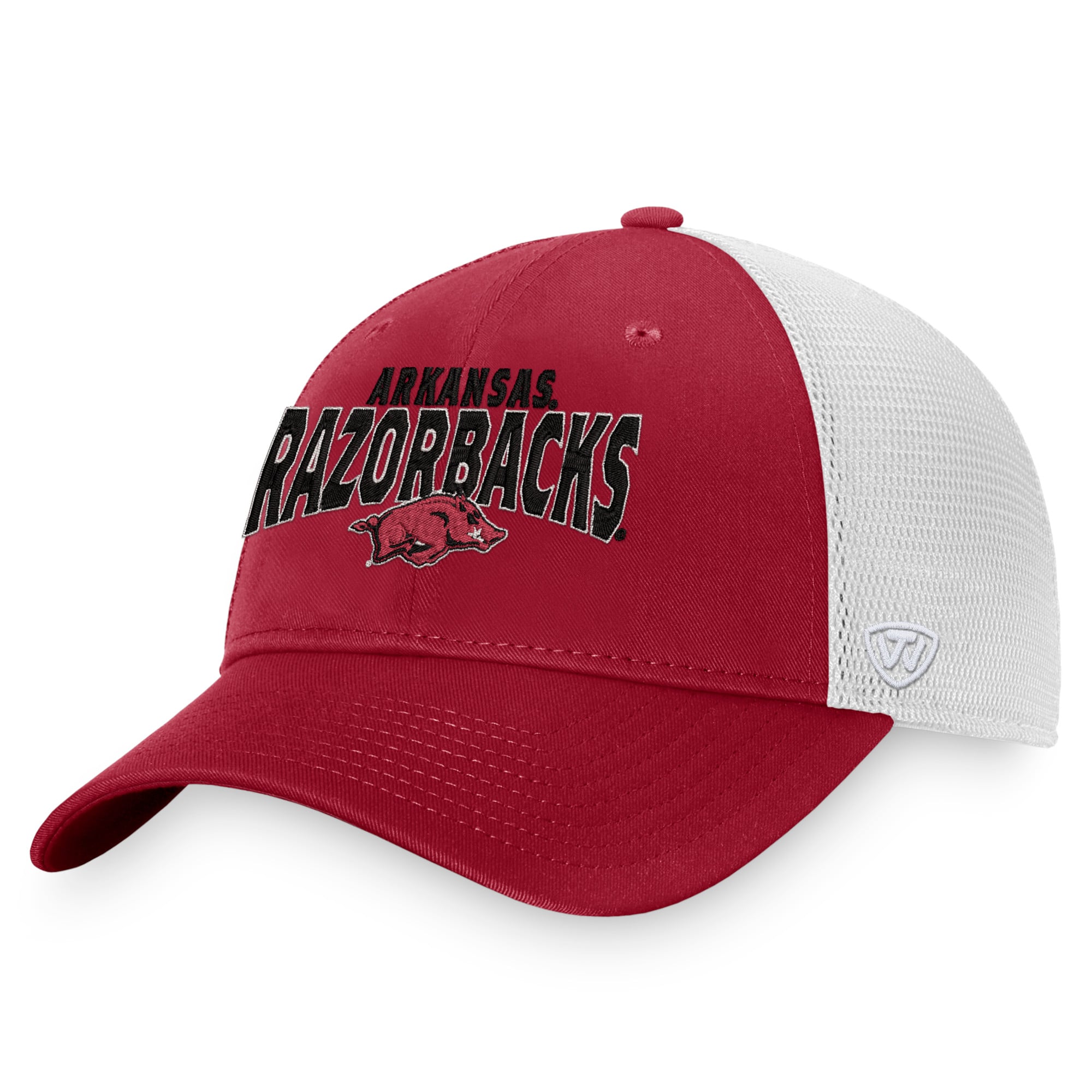 Youth Razorback Hat Men's Top of the World Cardinal Arkansas Razorbacks Breakout Trucker ...