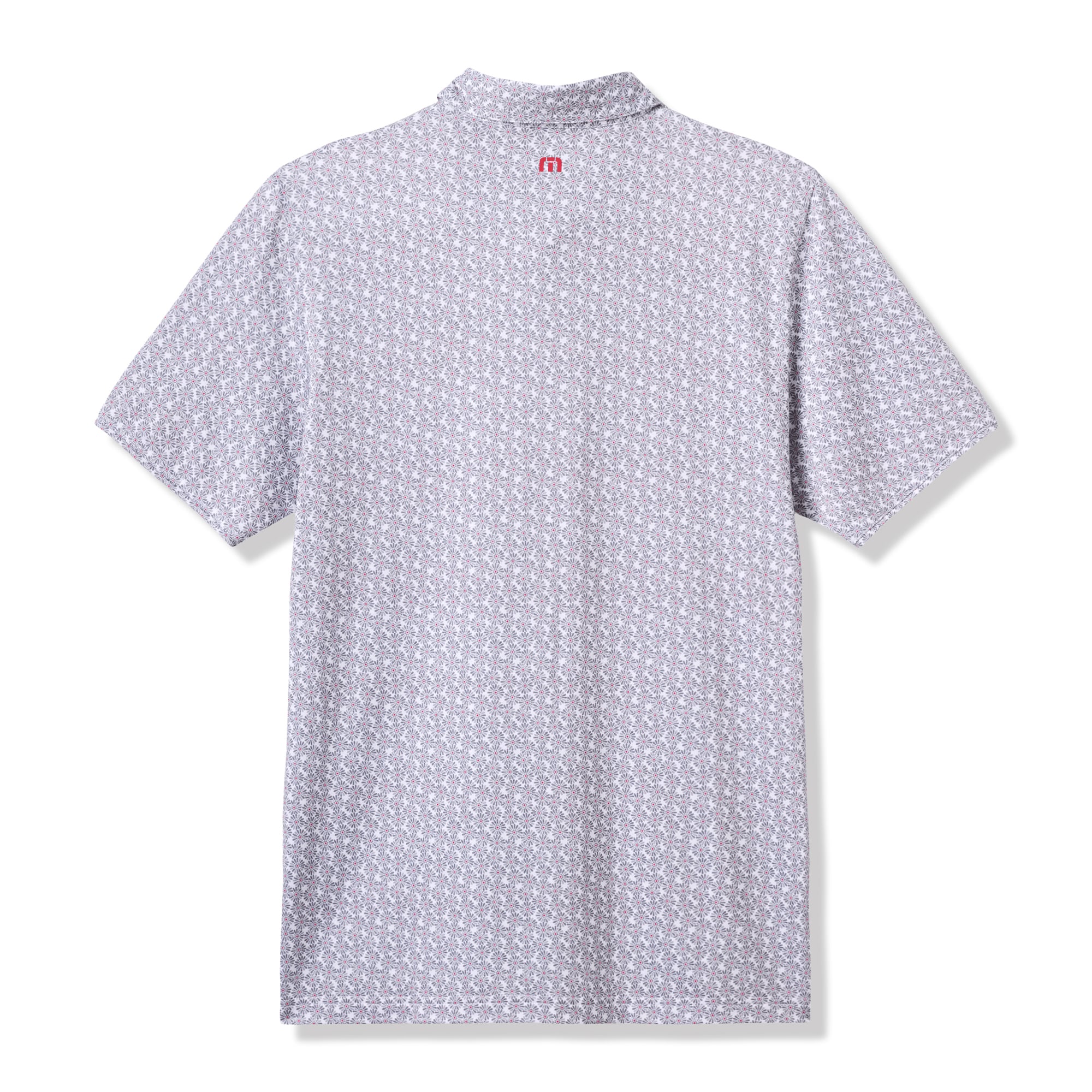 Polo TravisMathew blanc/gris Arkansas Razorbacks College Bound pour homme