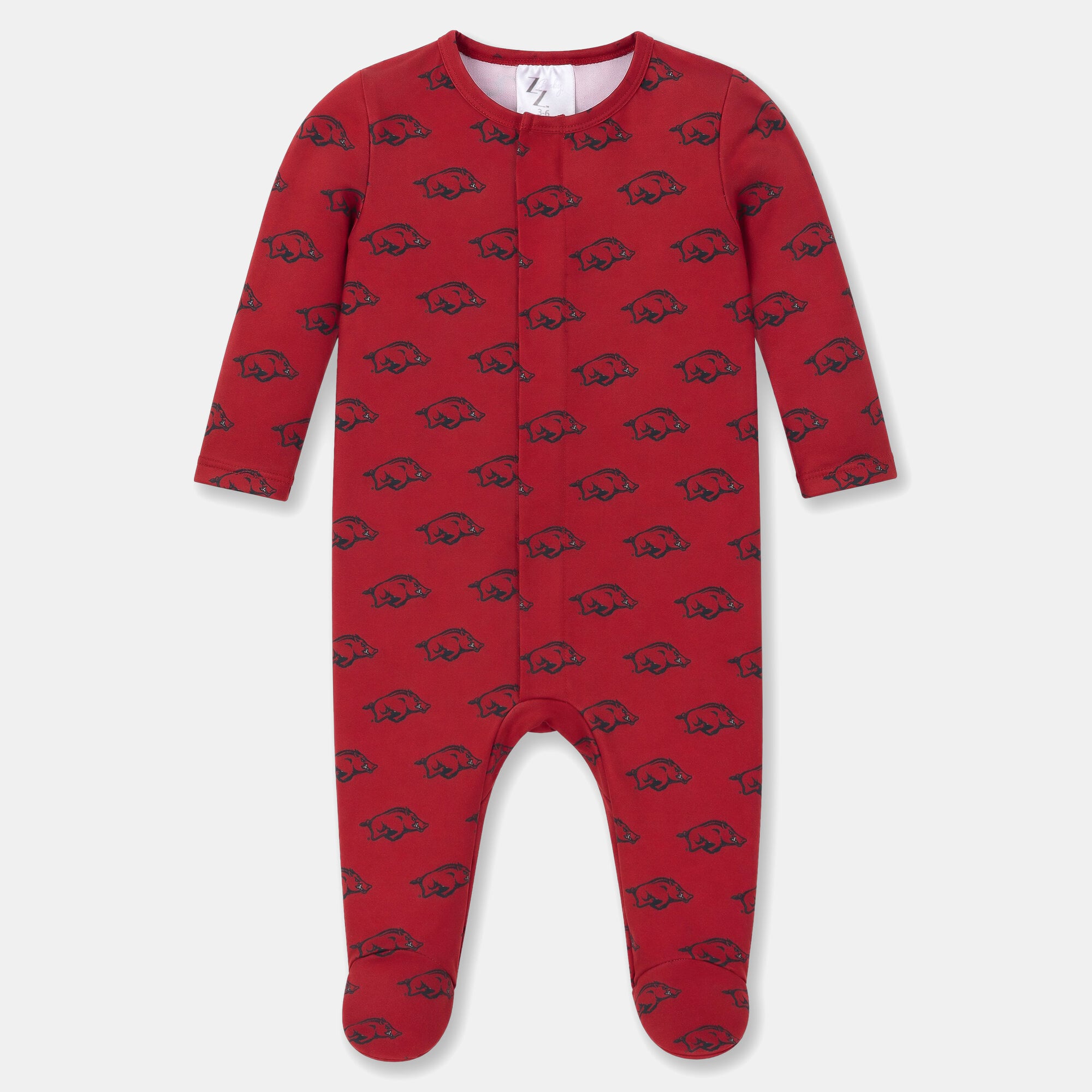 Newborn & Infant ZooZatz Cardinal Arkansas Razorbacks Magnetic Closure Sleeper
