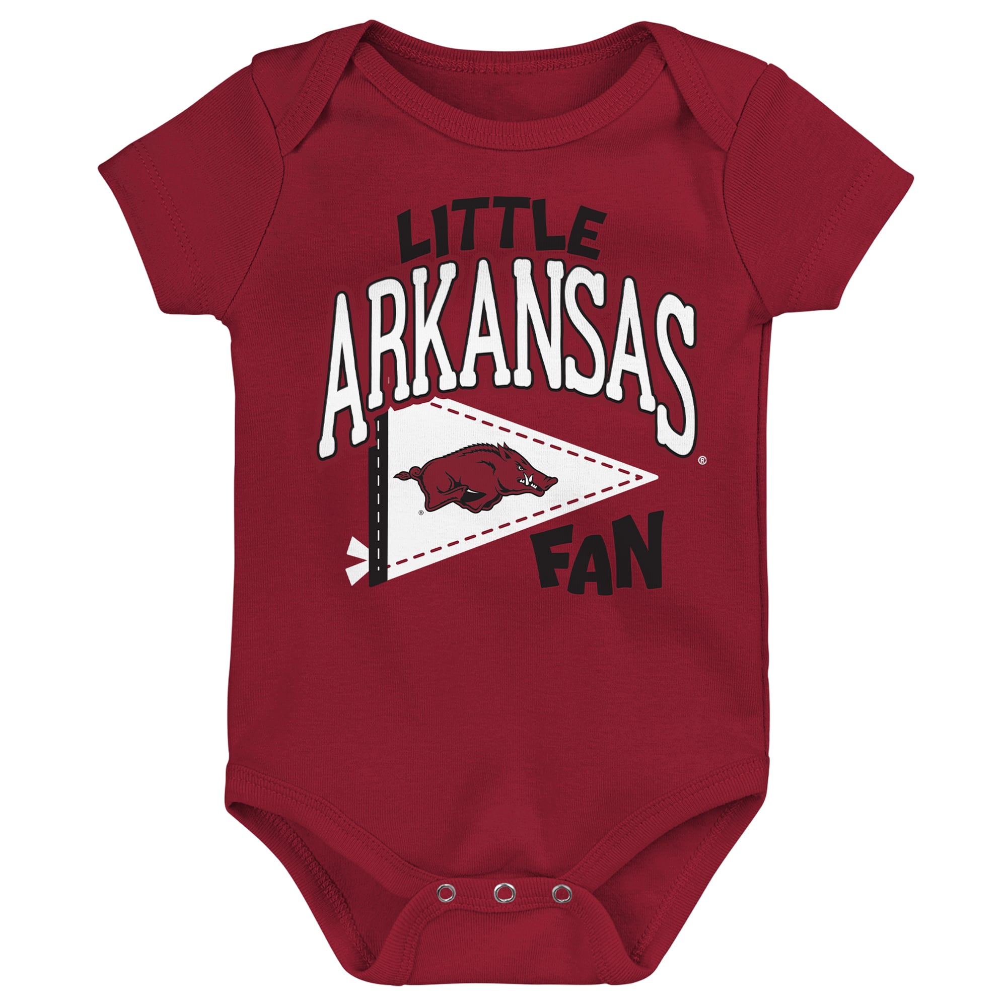 Body bébé Outerstuff Cardinal Arkansas Razorbacks Little Banner