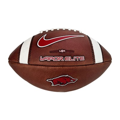 Arkansas Razorbacks Nike Vapor Elite Game Football