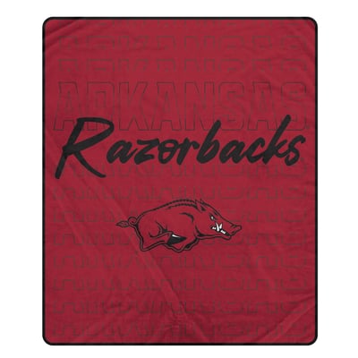 Arkansas Razorbacks Pegasus Echo Script Fade 50" x 60" Ultra Soft Throw Blanket