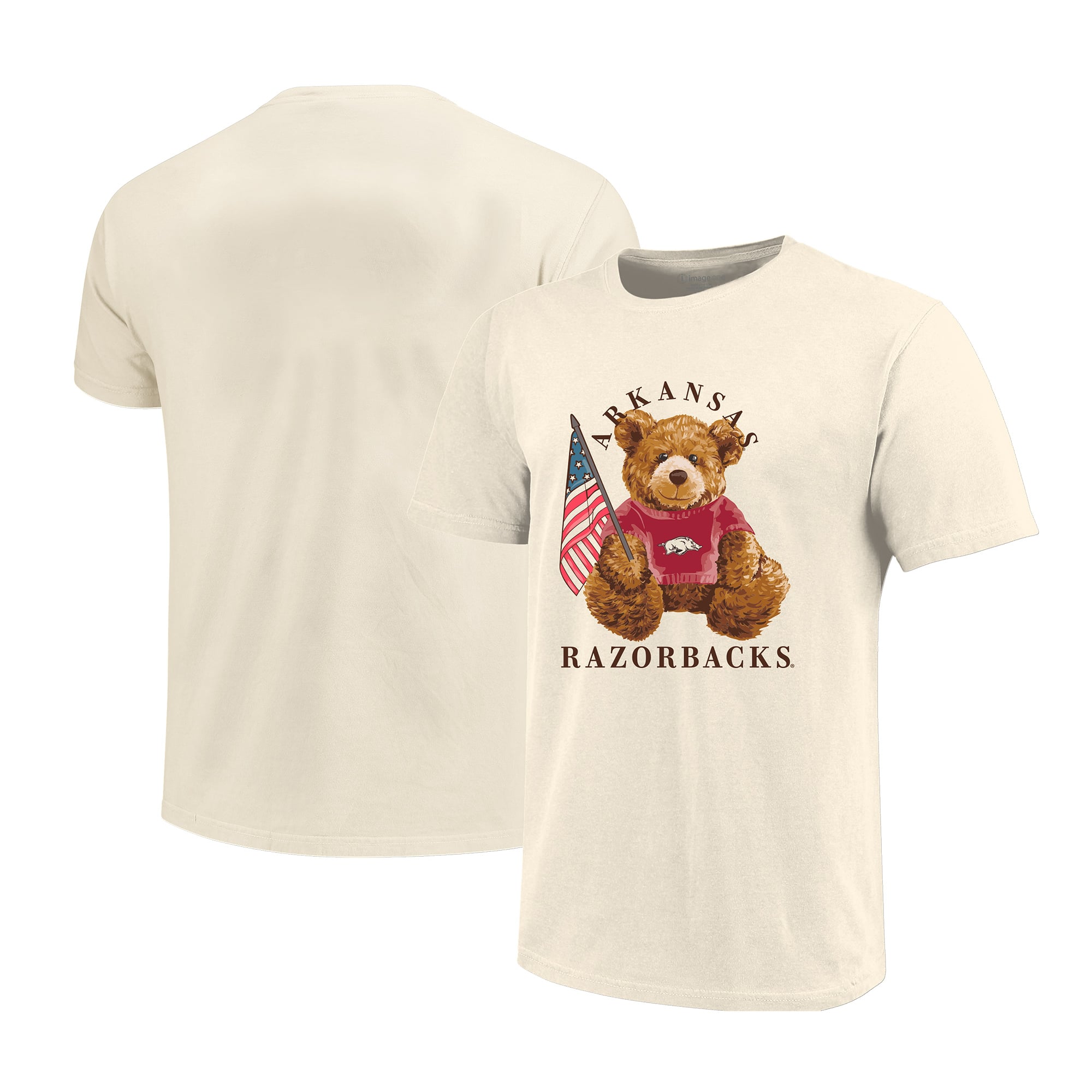 T-shirt crème pour tout-petit Arkansas Razorbacks All-American Teddi