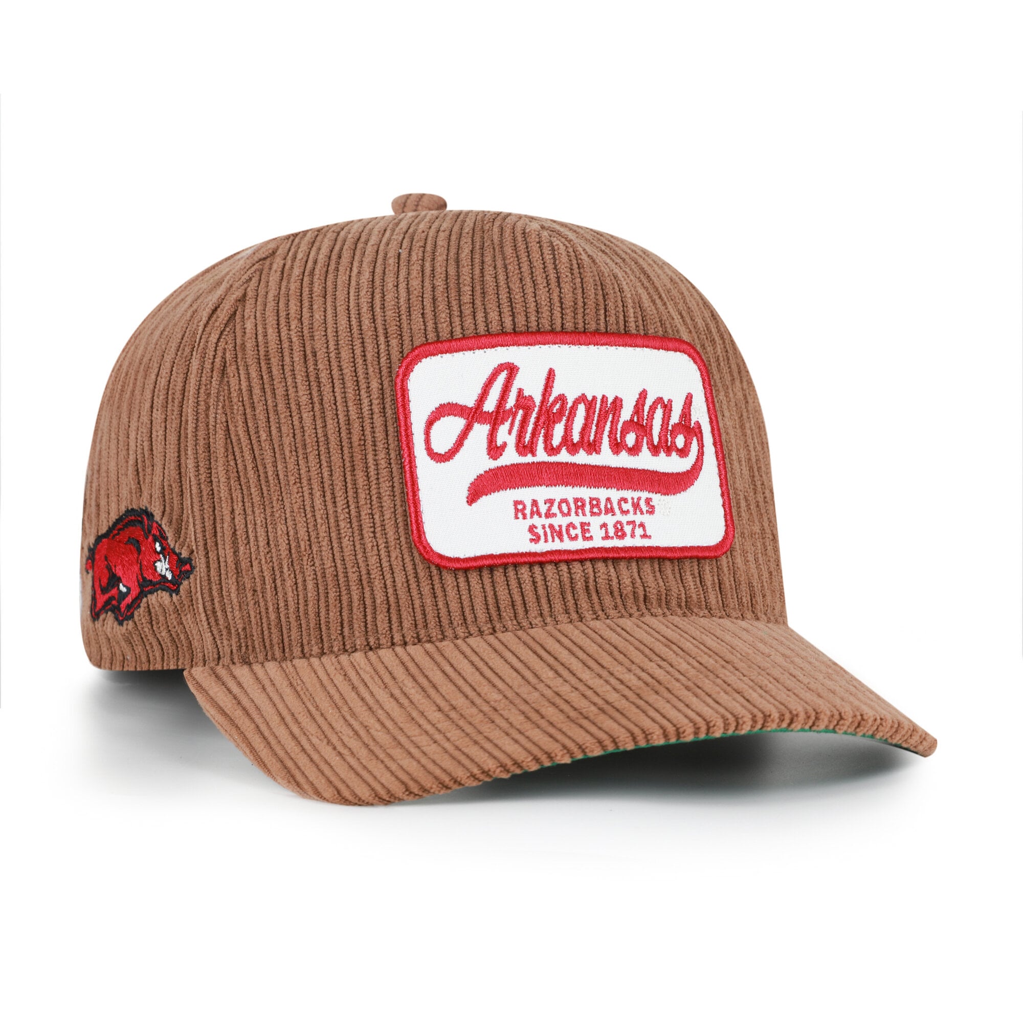 Unisex '47 Brown Arkansas Razorbacks Corduroy Patch Hitch Adjustable Hat