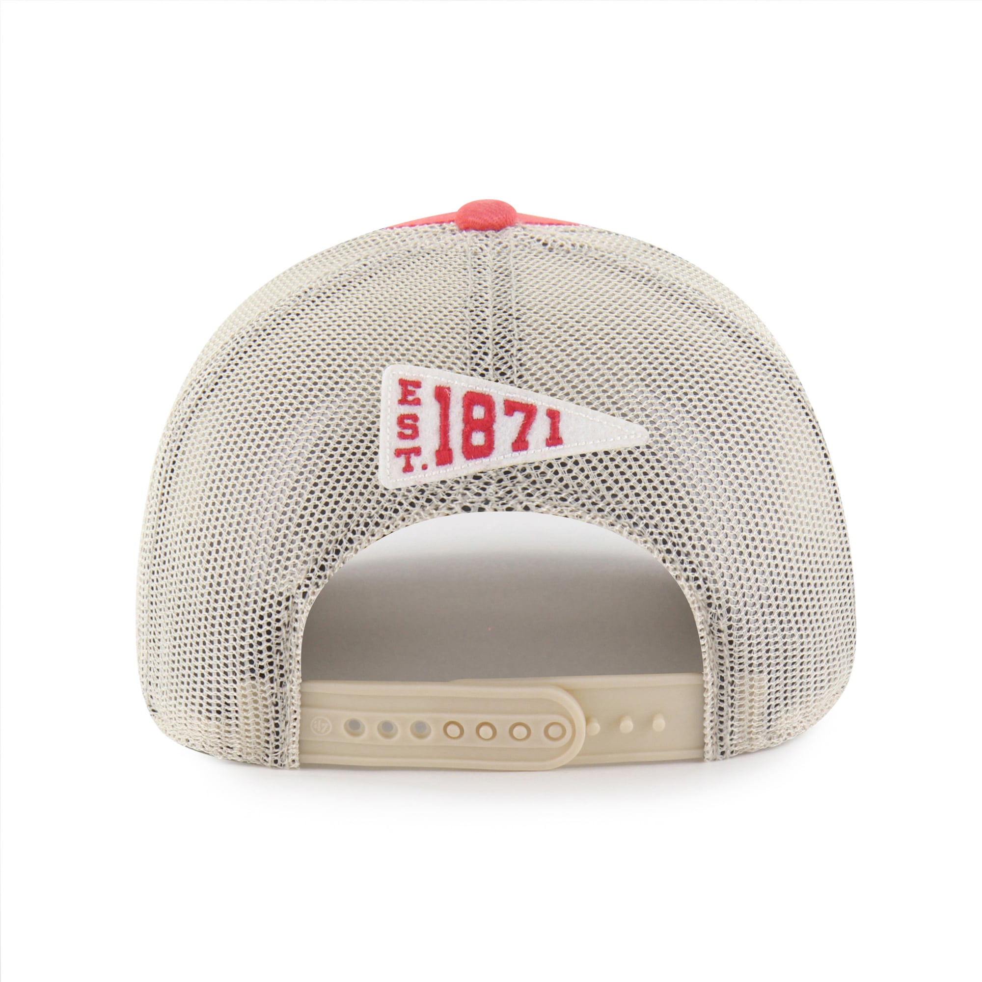 Unisex '47 Red Arkansas Razorbacks Egremont Well-Worn Adjustable Trucker Hat