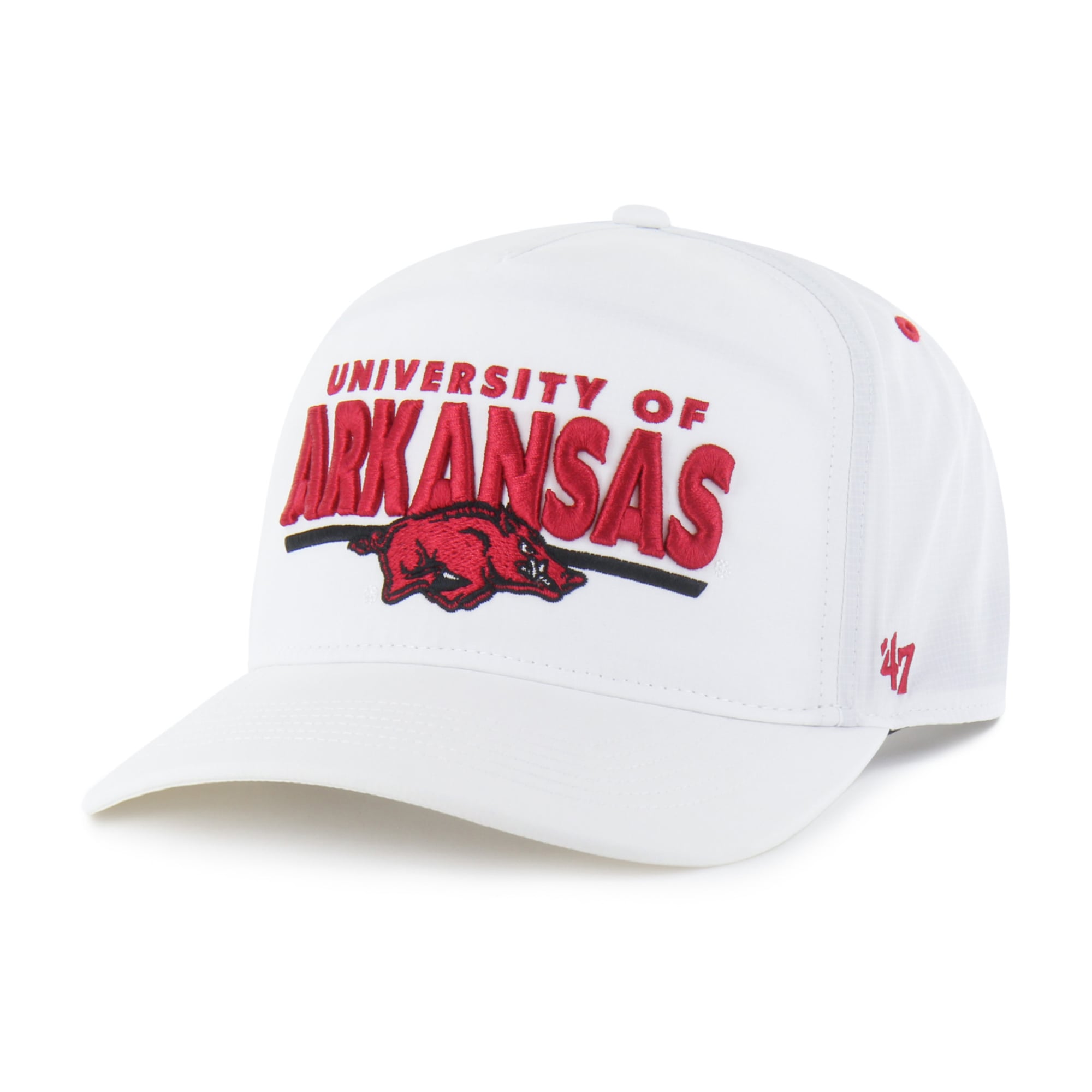 Unisex '47 White Arkansas Razorbacks brrr° Expressway Hitch Adjustable Hat