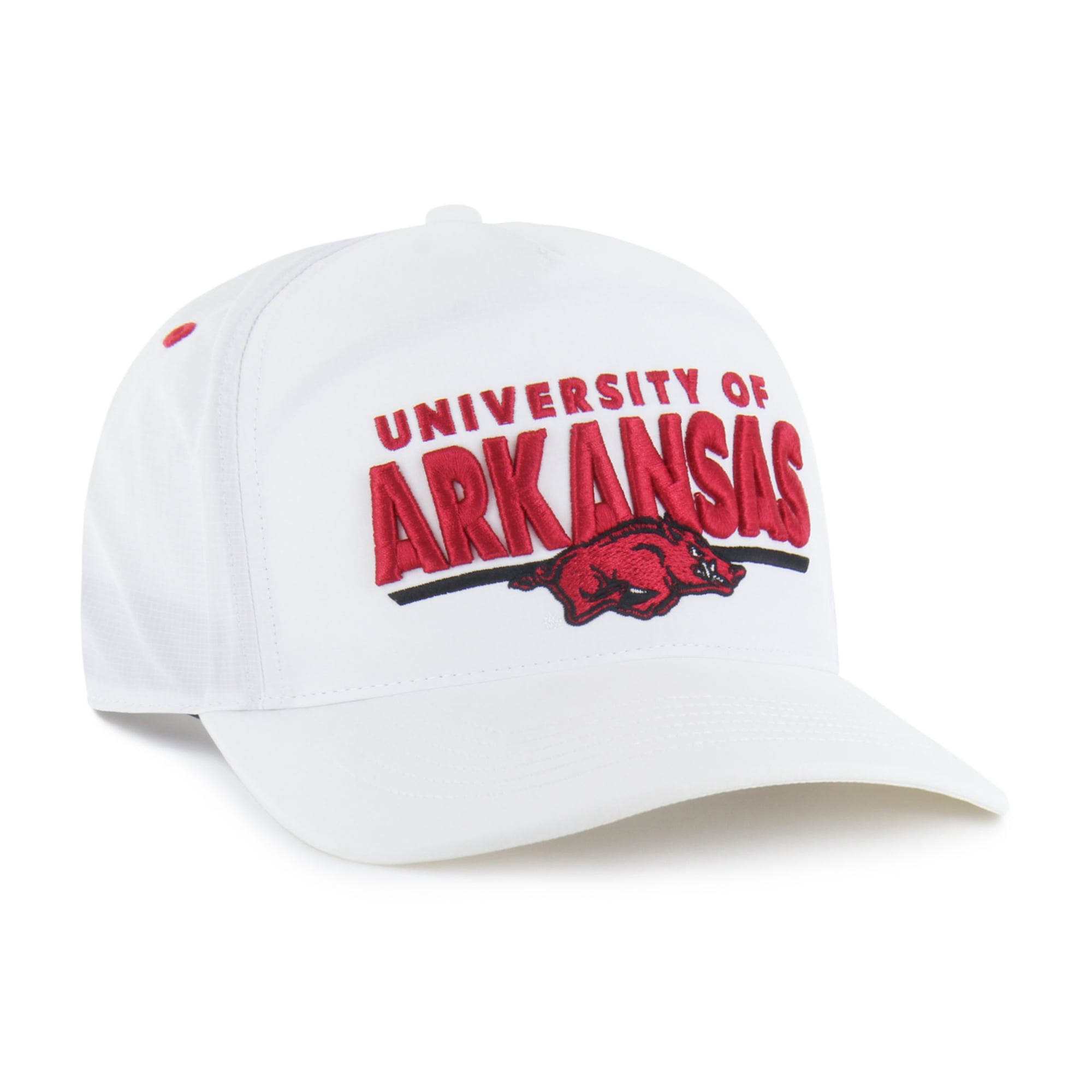 Unisex '47 White Arkansas Razorbacks brrr° Expressway Hitch Adjustable Hat