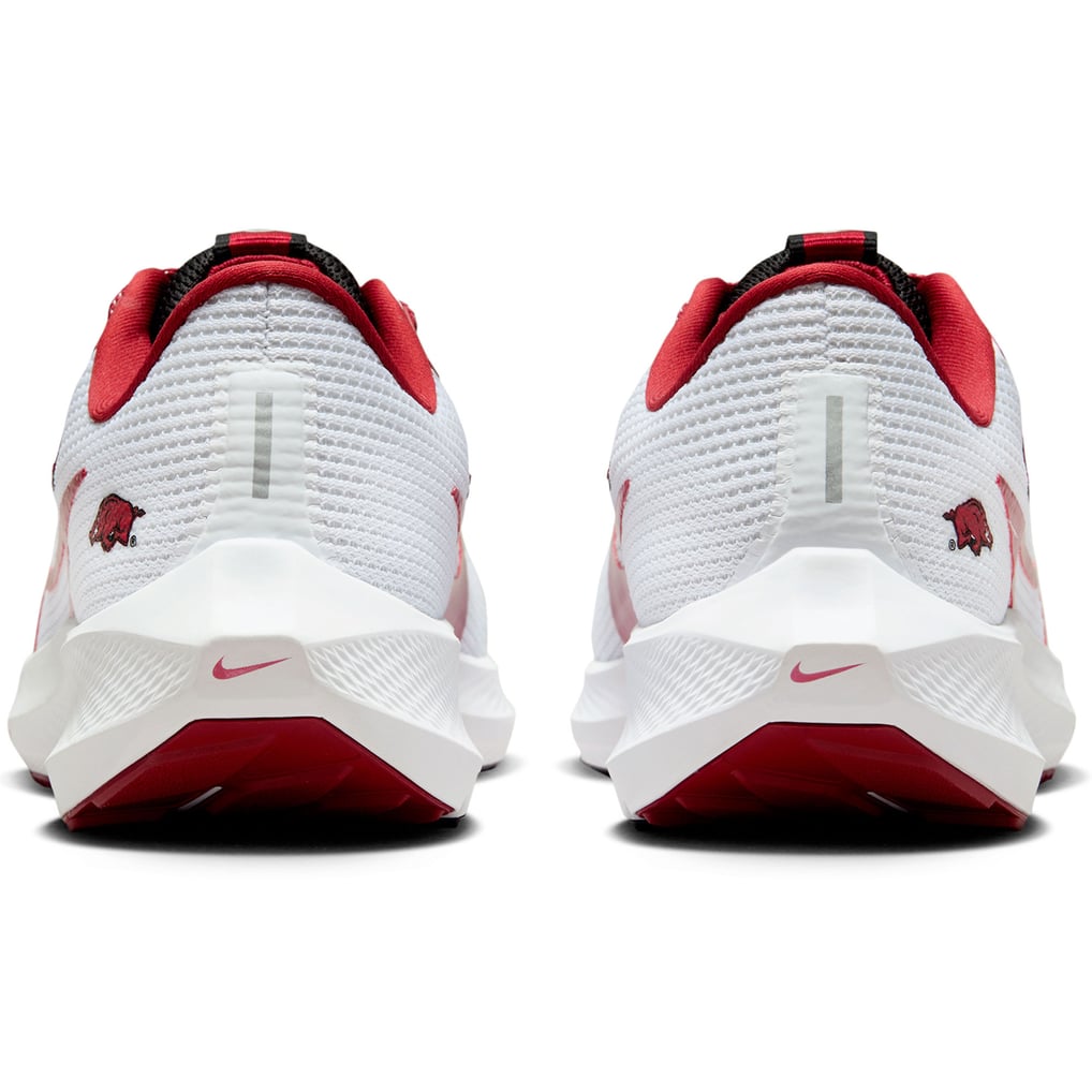 Nike Air Zoom Pegasus 40 Official Arkansas Razorbacks Running Shoes + Slides Check out the new Arkansas NCAA Nike Zoom Pegasus 41 running  main image 4