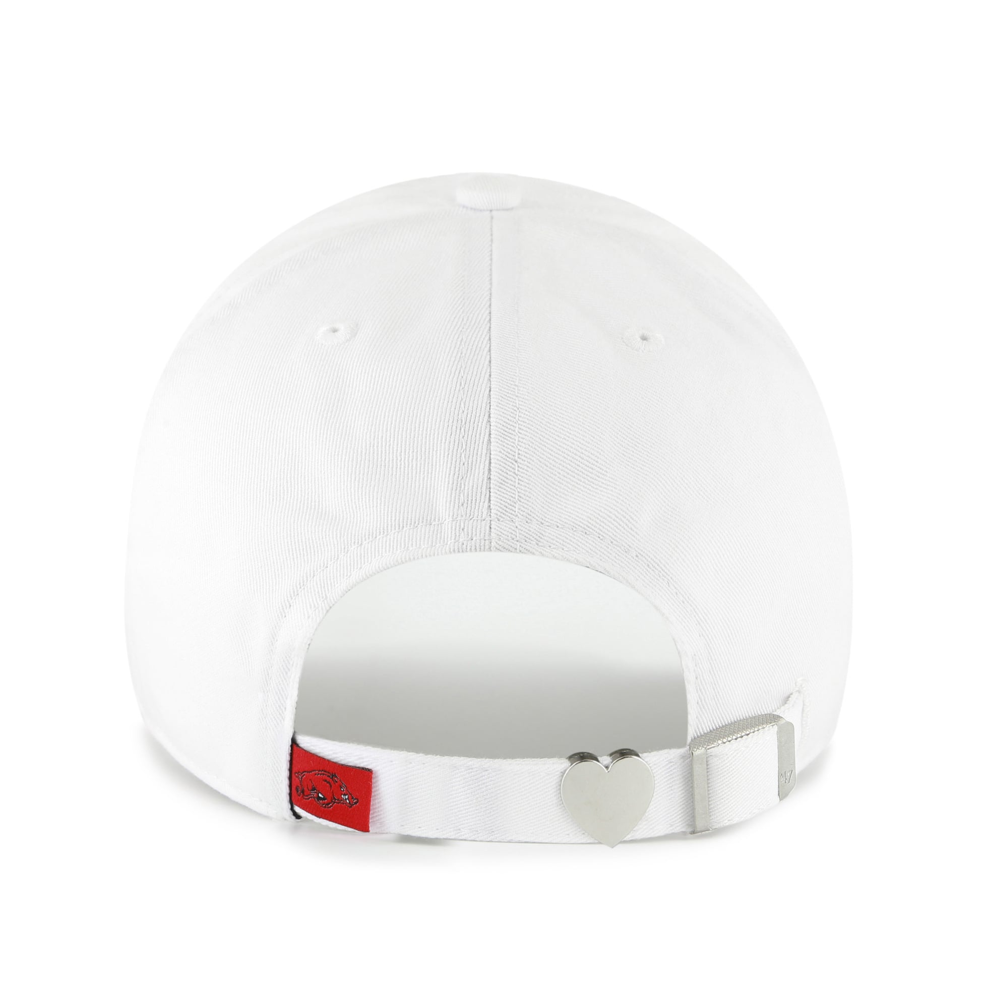 Casquette ajustable tendance Arkansas Razorbacks blanche '47 pour femme