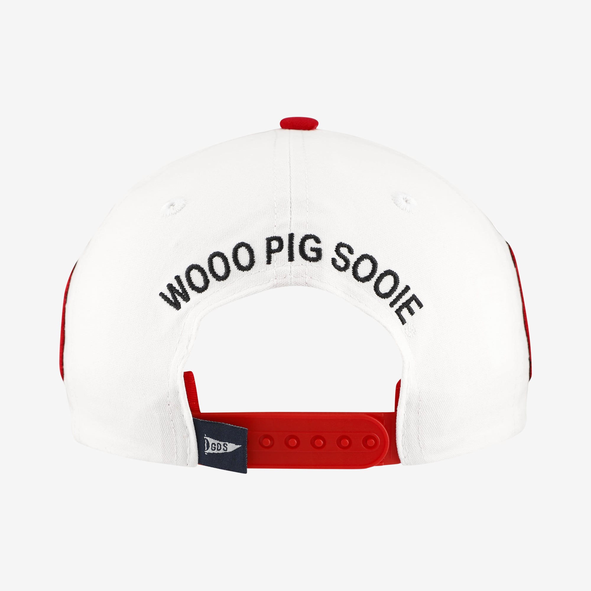 Women's Gameday Social White/Cardinal Arkansas Razorbacks Five-Panel Rope Away Adjustable Hat