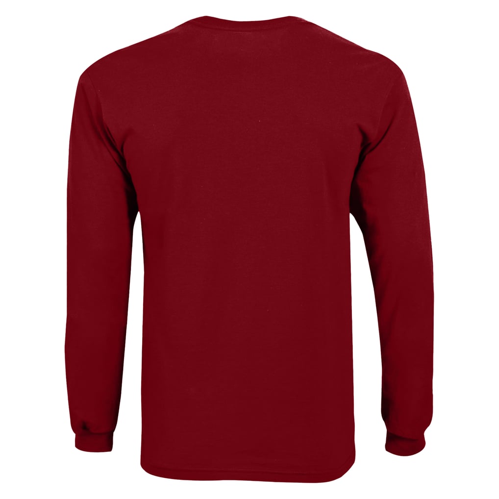 Youth Champion Cardinal Arkansas Razorbacks Stacked Logo Long Sleeve ...