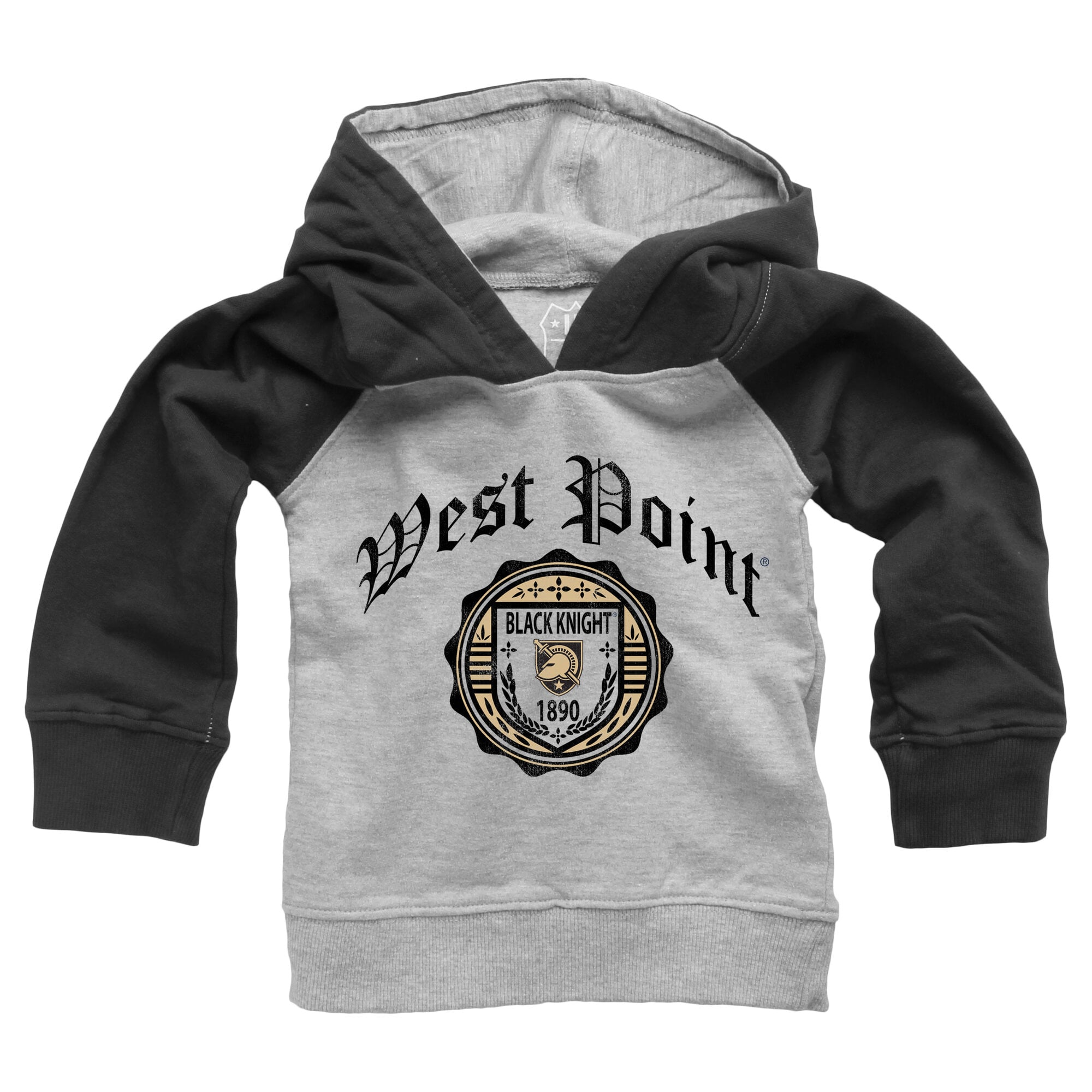 Infant Wes & Willy Black Army Knights Raglan Hoodie and Sweatpants Set