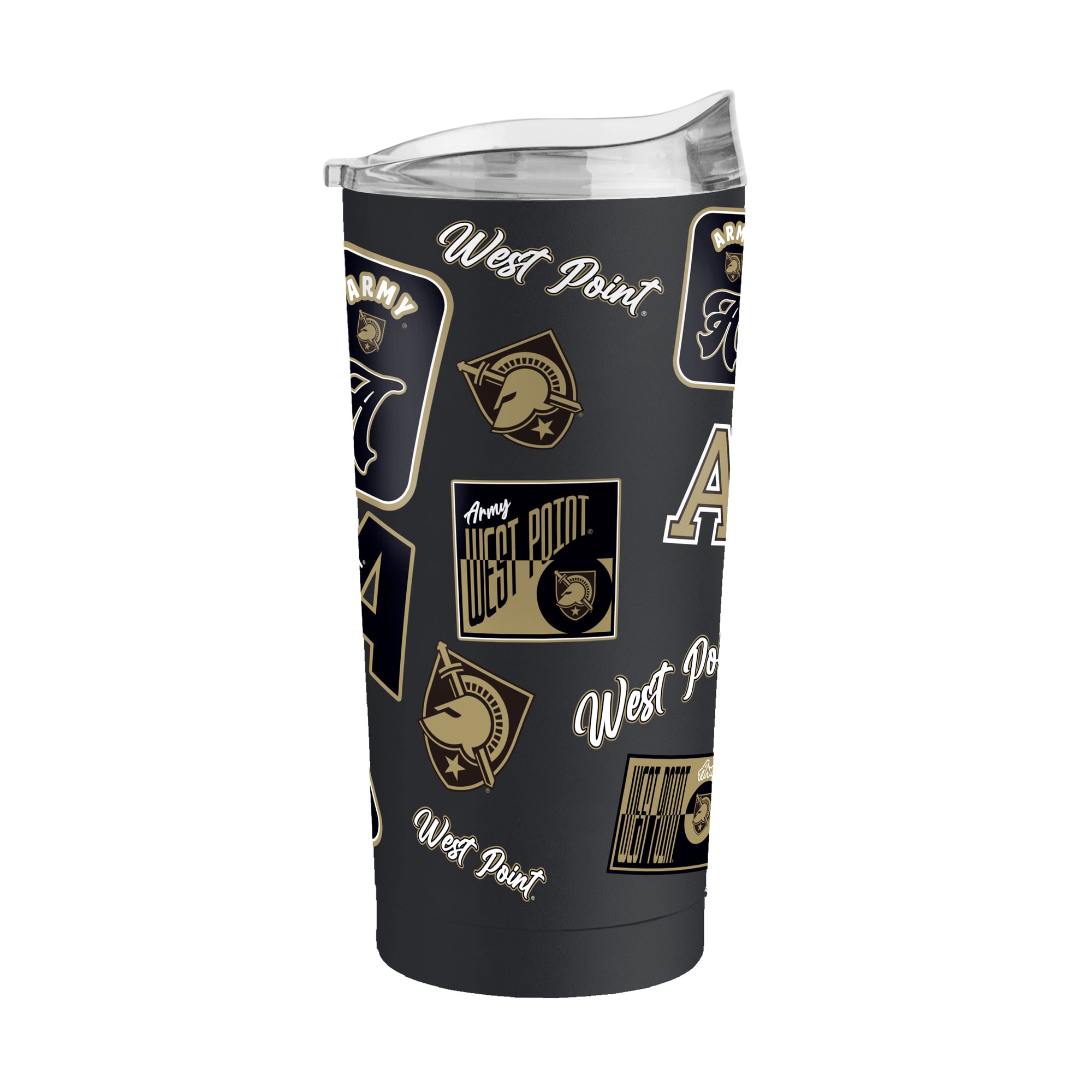 Logo Brands  Army Black Knights 20oz. Dreamweave Powder Coat Tumbler