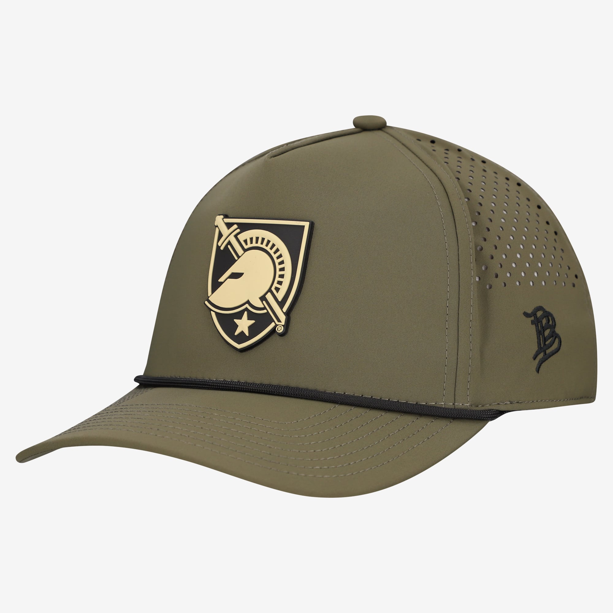 Men's Branded Bills  Green Army Black Knights Classic Adjustable Rope Hat