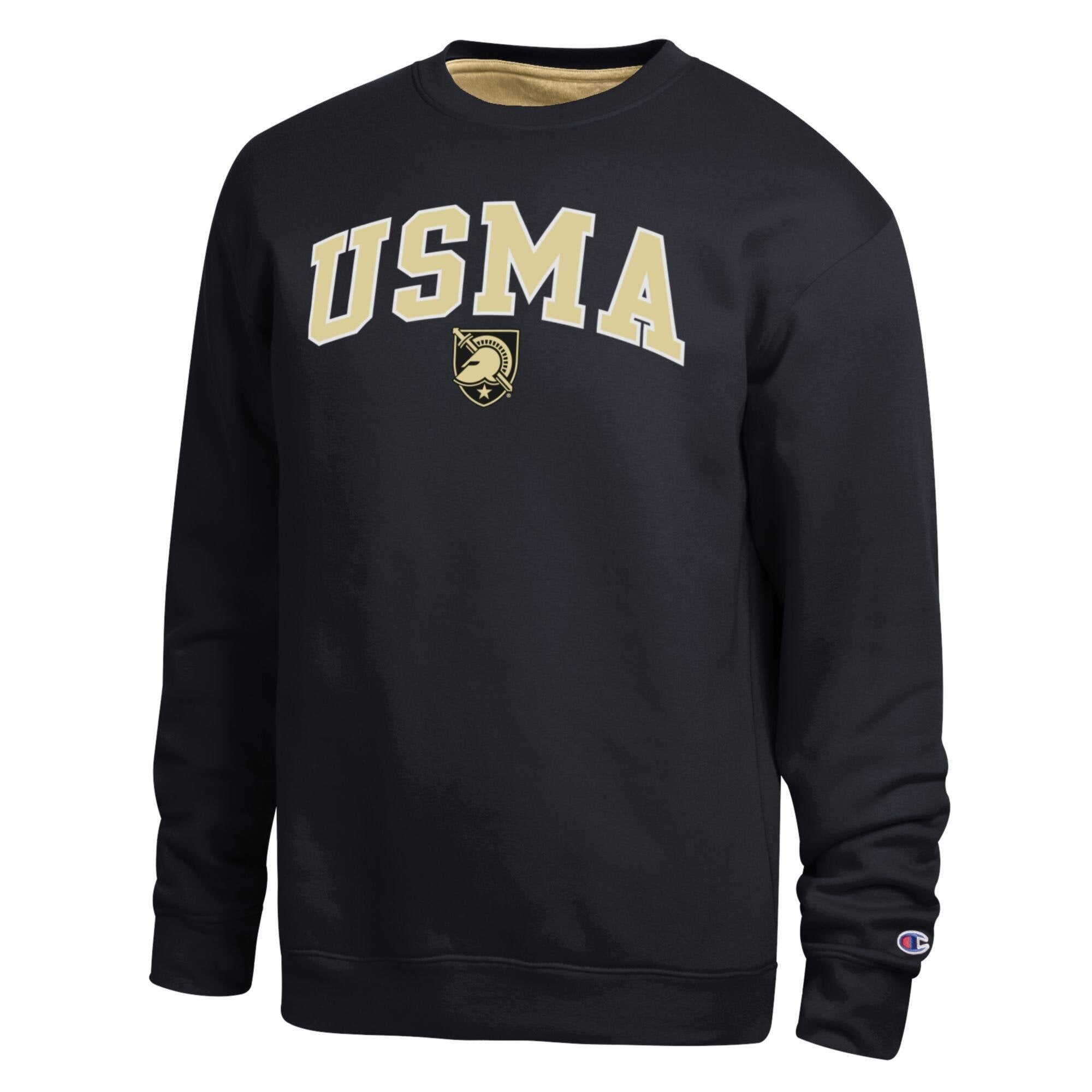 Men's Champion Black Army Knights Arch Sweatshirt