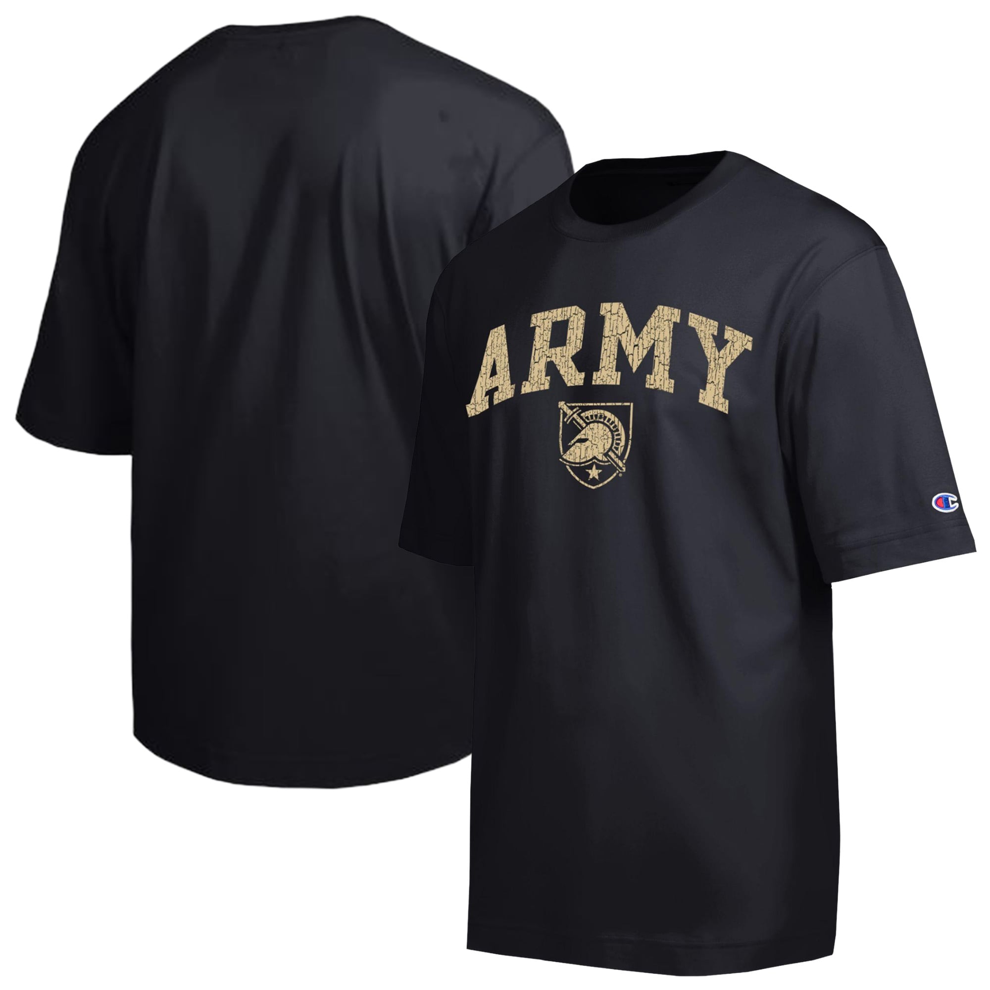 Men's Champion Black Army Knights Scholar All-Star T-Shirt