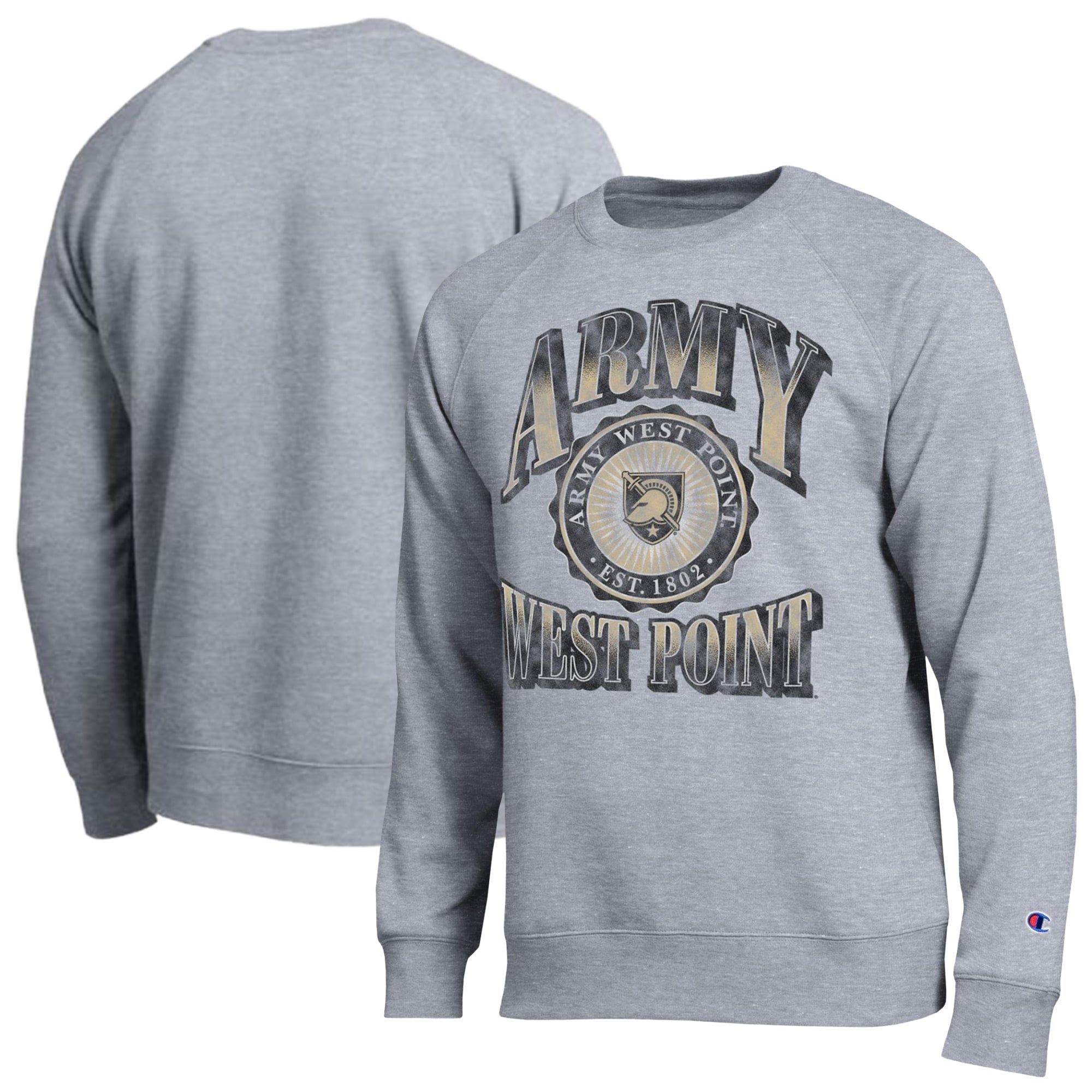 Men's Champion Heather Gray Army Black Knights All-Star Sweatshirt