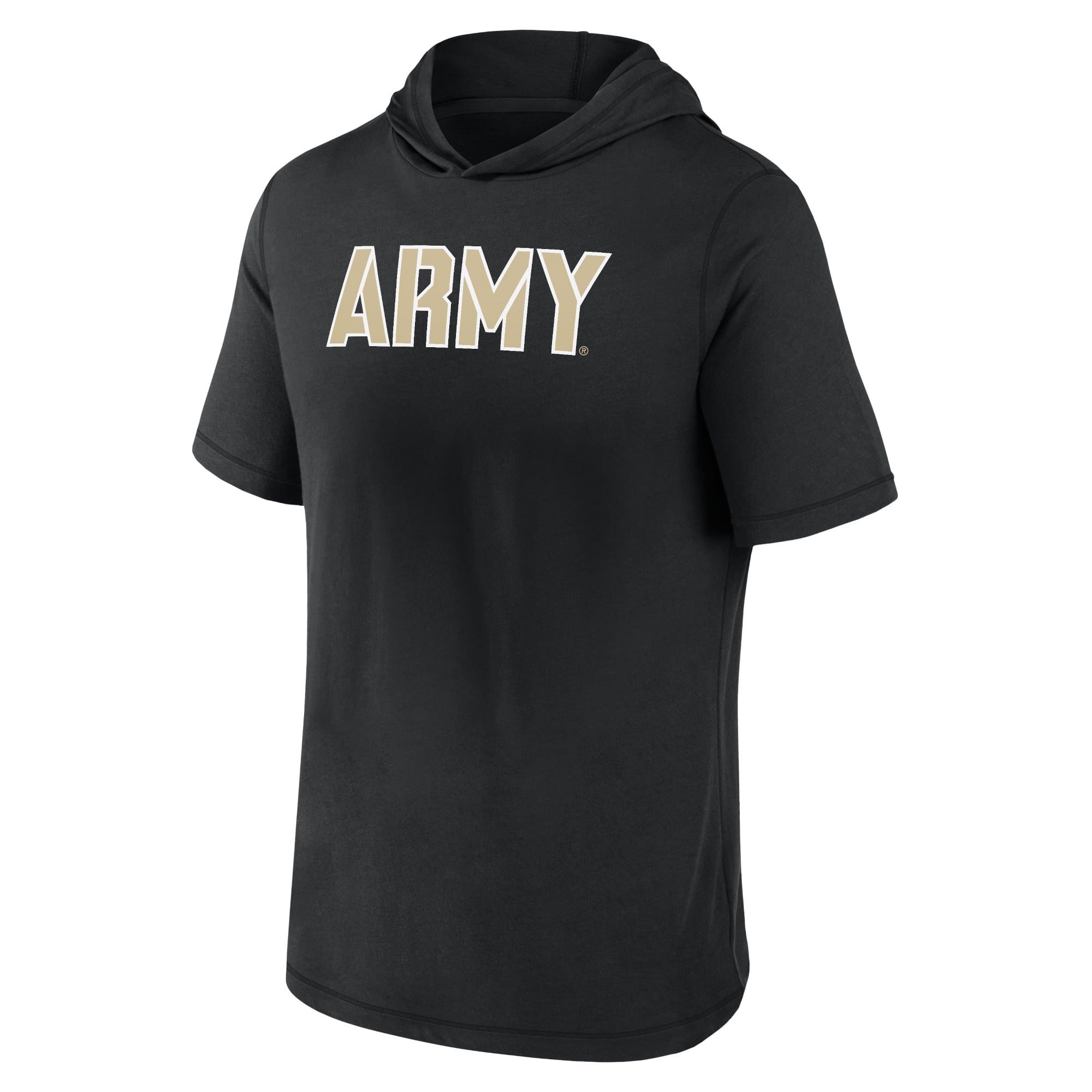 T-shirt à capuche avec logo principal Fanatics Black Army Knights pour hommes