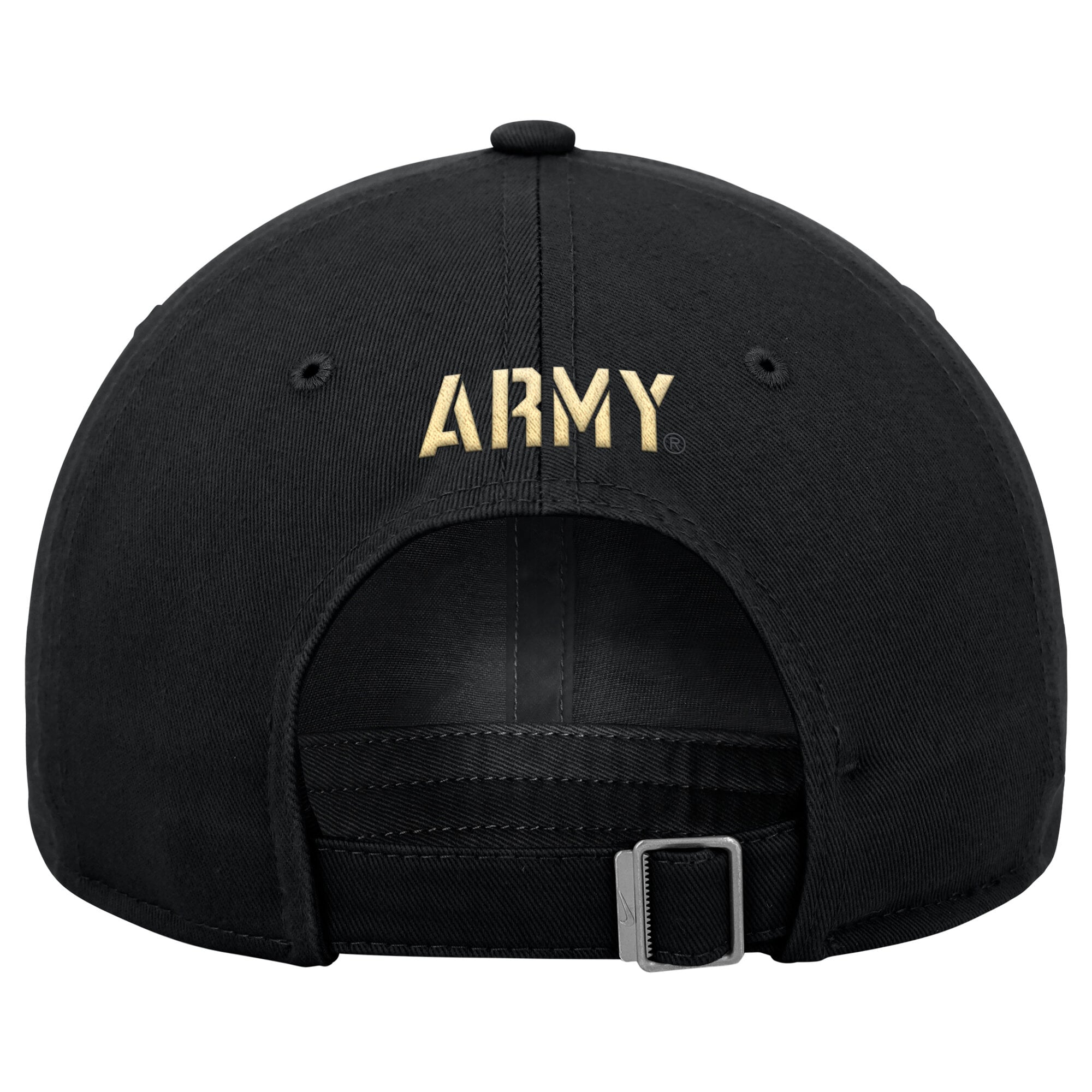 Casquette ajustable Nike Black Knights 2026 On-Field Club pour homme, couleur noire armée