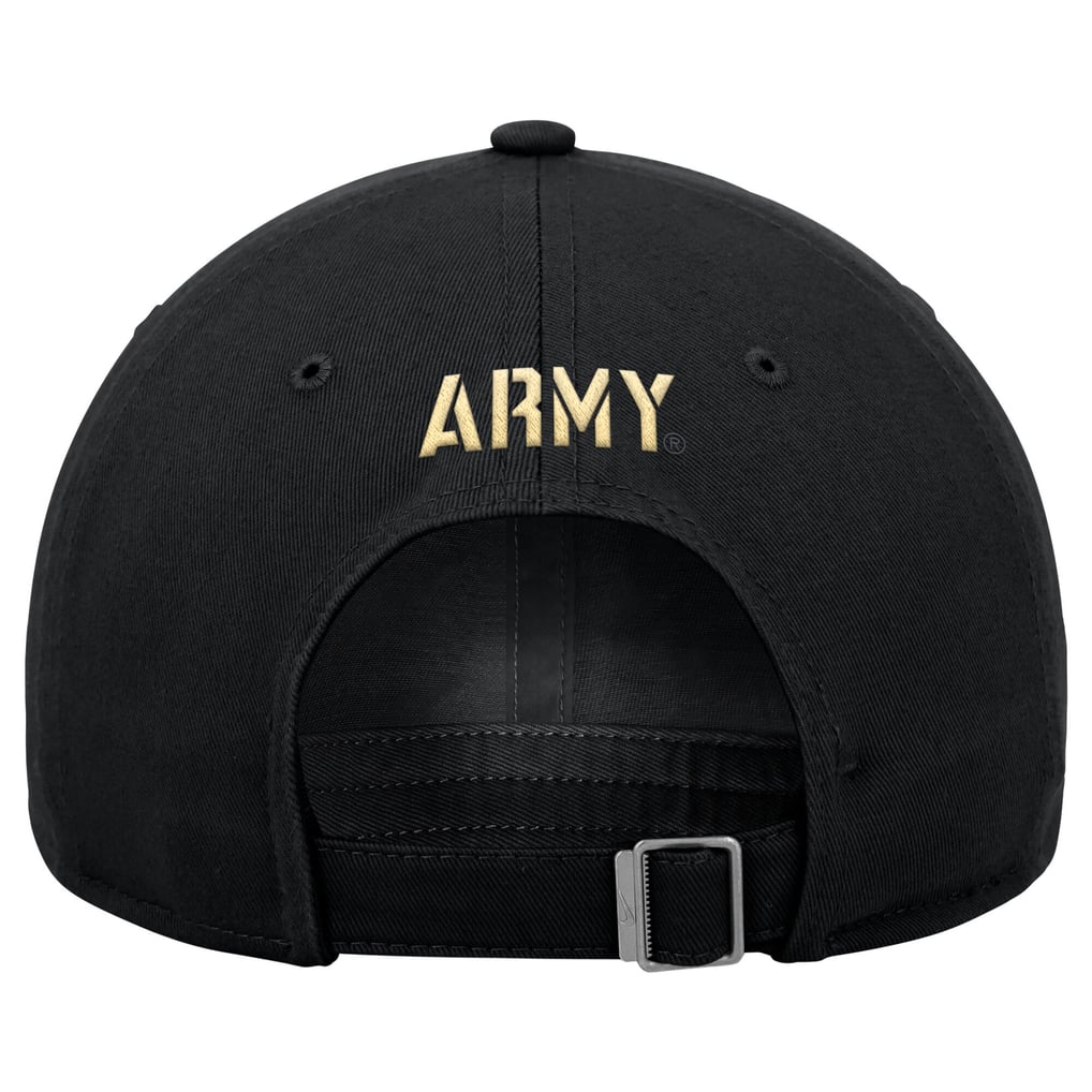 Men's Nike Black Army Black Knights 2026 On-Field Club Adjustable Hat