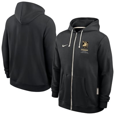 Army Black Knights Nike 2026 Sideline Dri-FIT Full-Zip Hoodie - Black