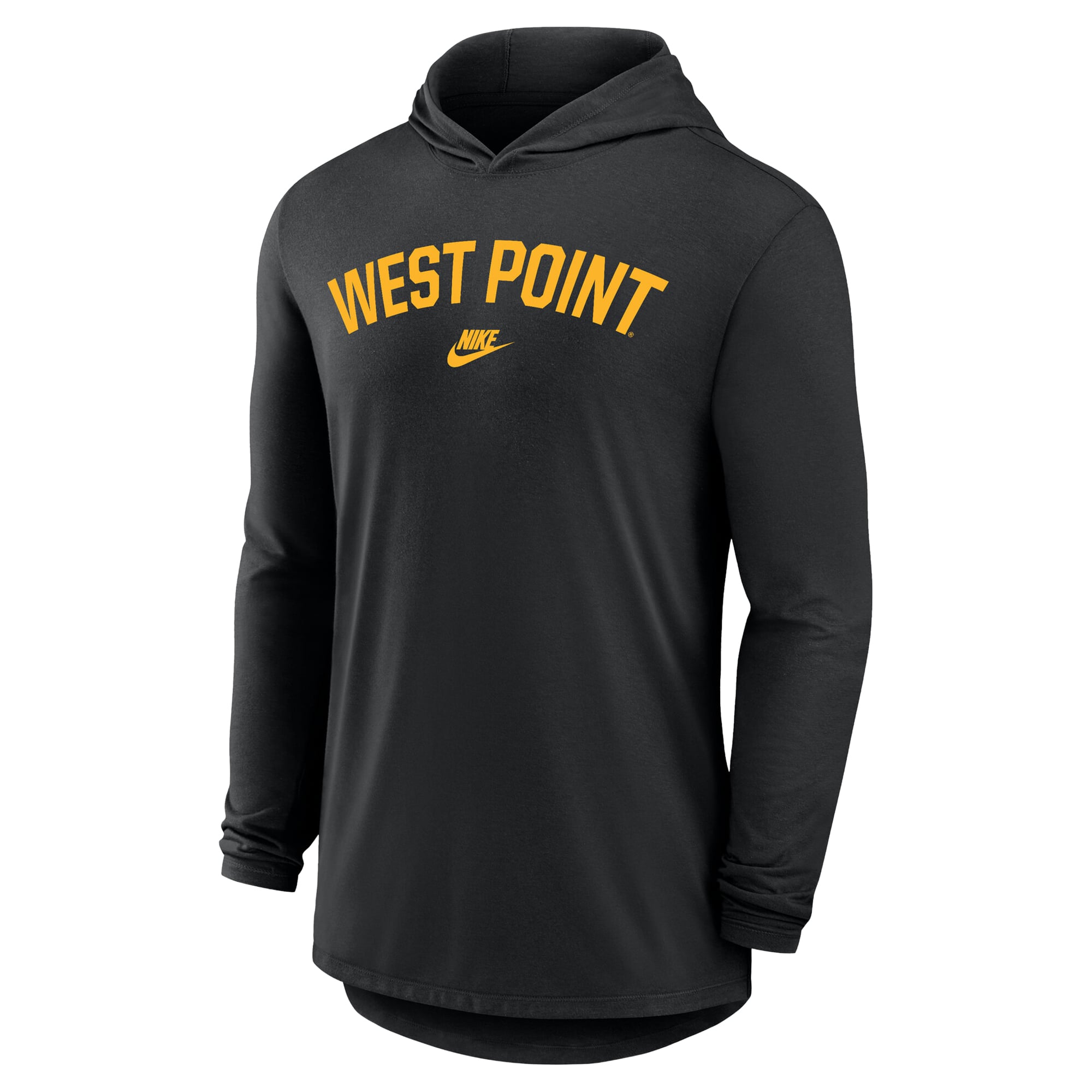 Men's Nike Black Army Knights 2026 West Point Classic Collection Dri-FIT Hooded Long Sleeve T-Shirt