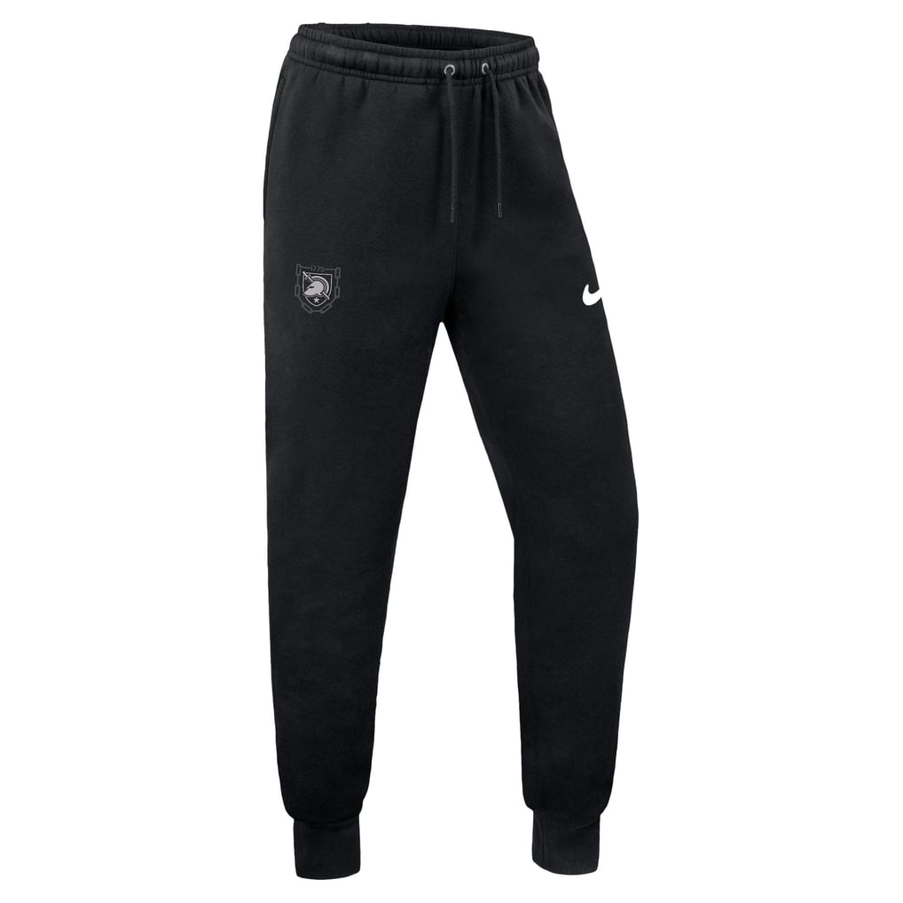 fleece joggers swoosh jogging Men's Nike Black Army Black Knights Army 250 Collection Club Fleece Jogger  Pants