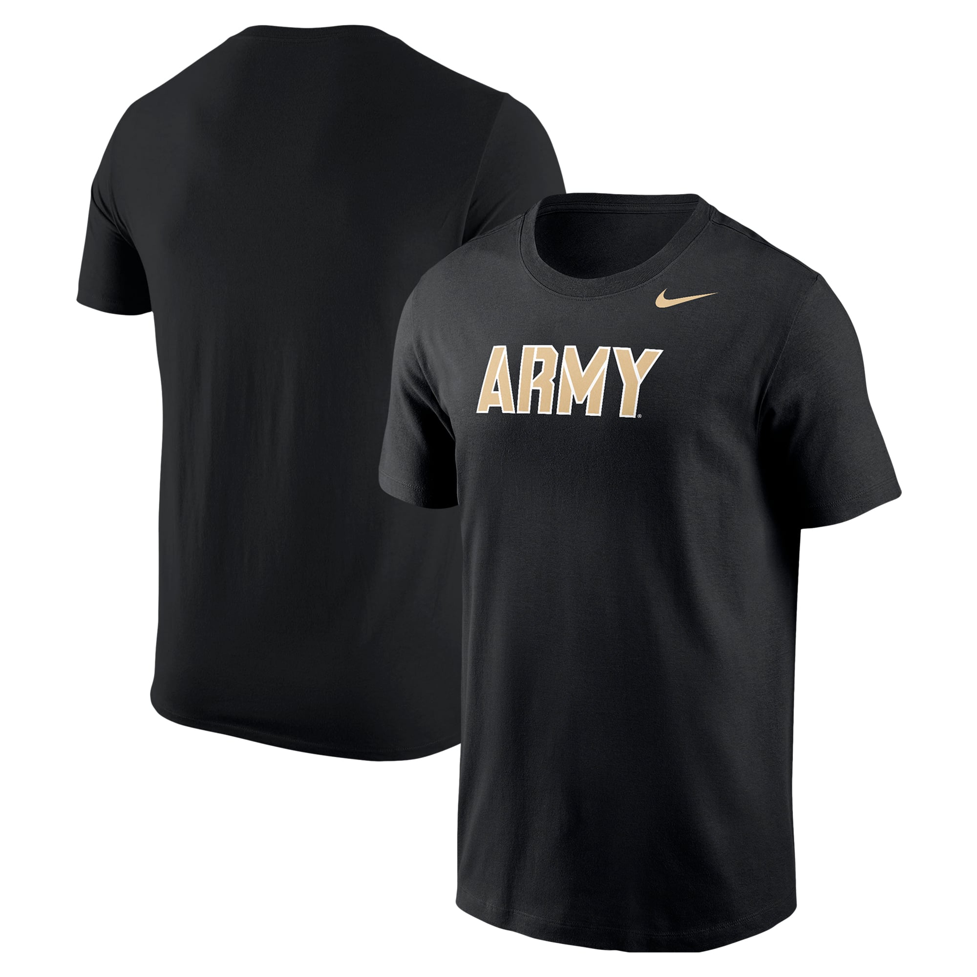 Men's Nike Black Army Knights Logo T-Shirt