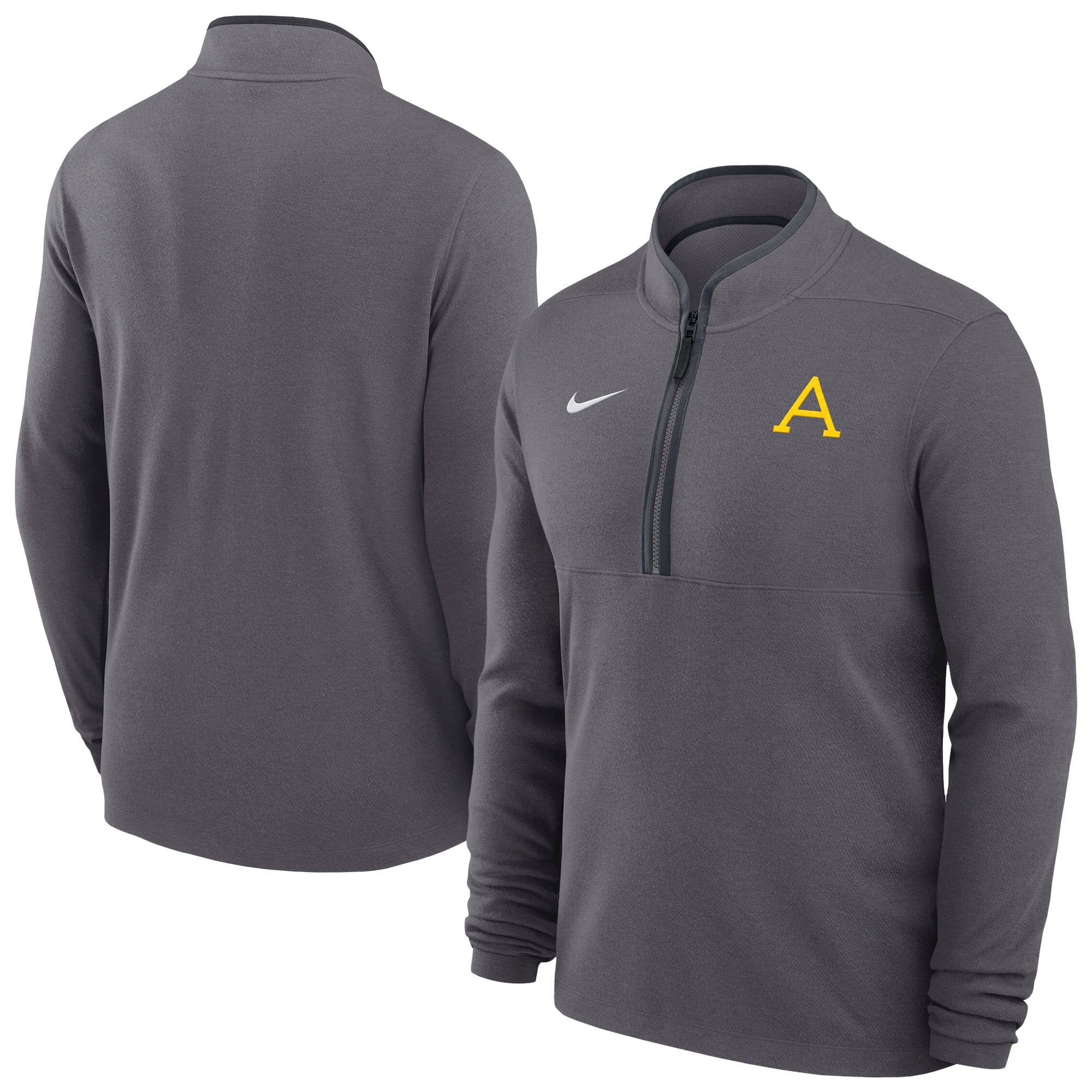 Men's Nike Gray Army Black Knights 2026 West Point Classic Collection Victory Quarter-Zip Pullover