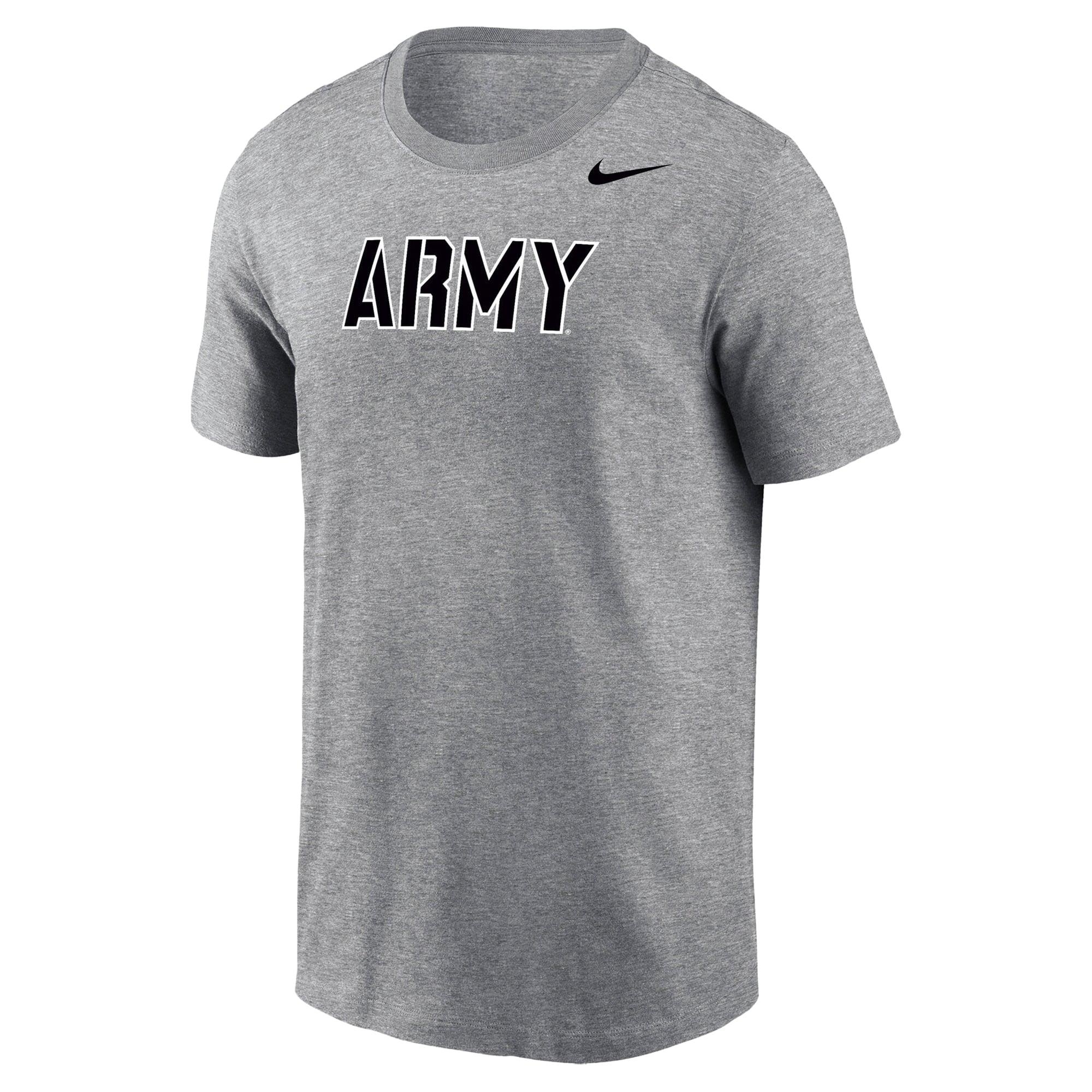 Men's Nike Gray Army Black Knights School Logo T-Shirt