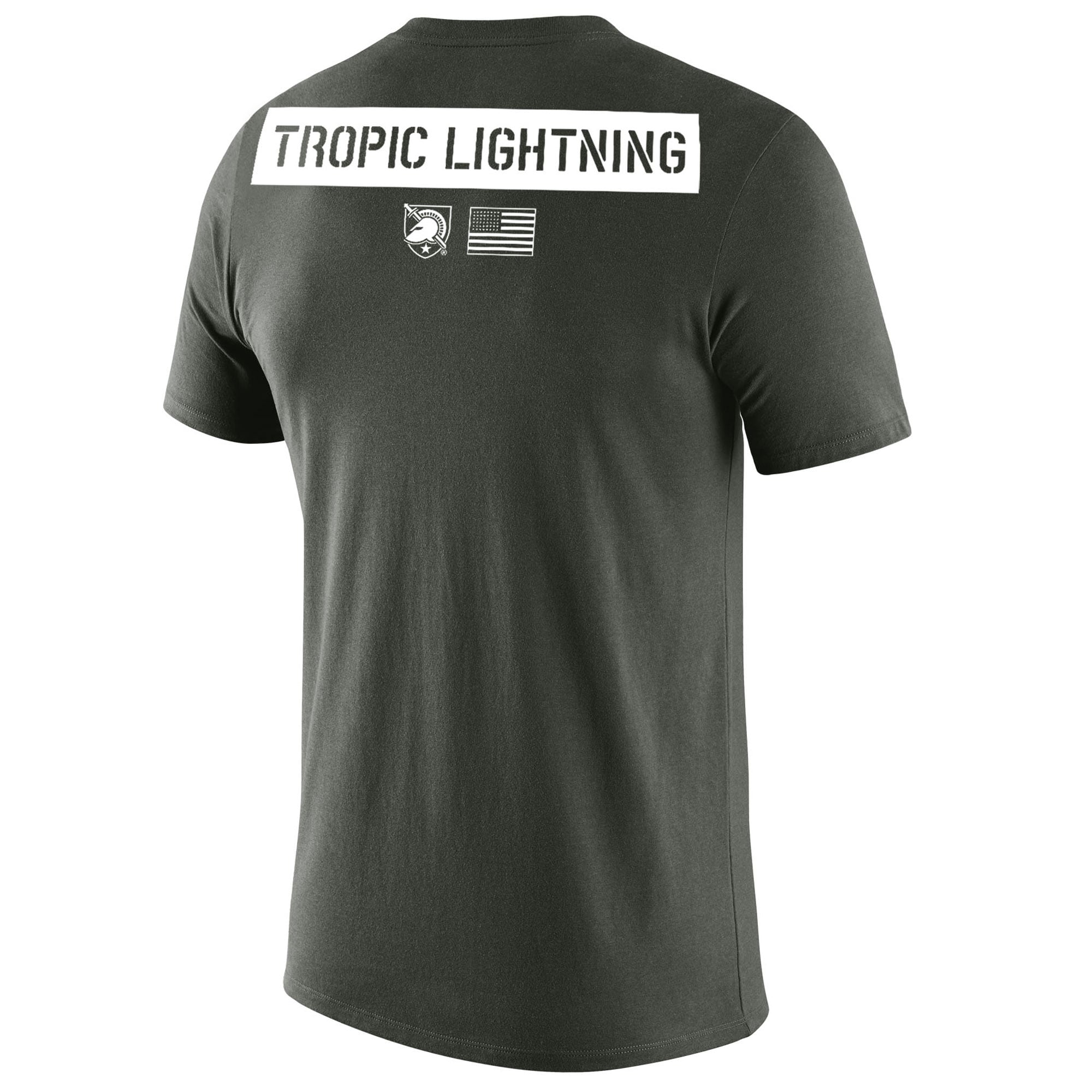Nike Army カレッジ アメフトTシャツ 新品未使用 XL Men's Nike Green Army Black Knights Rivalry Tropic Lightning