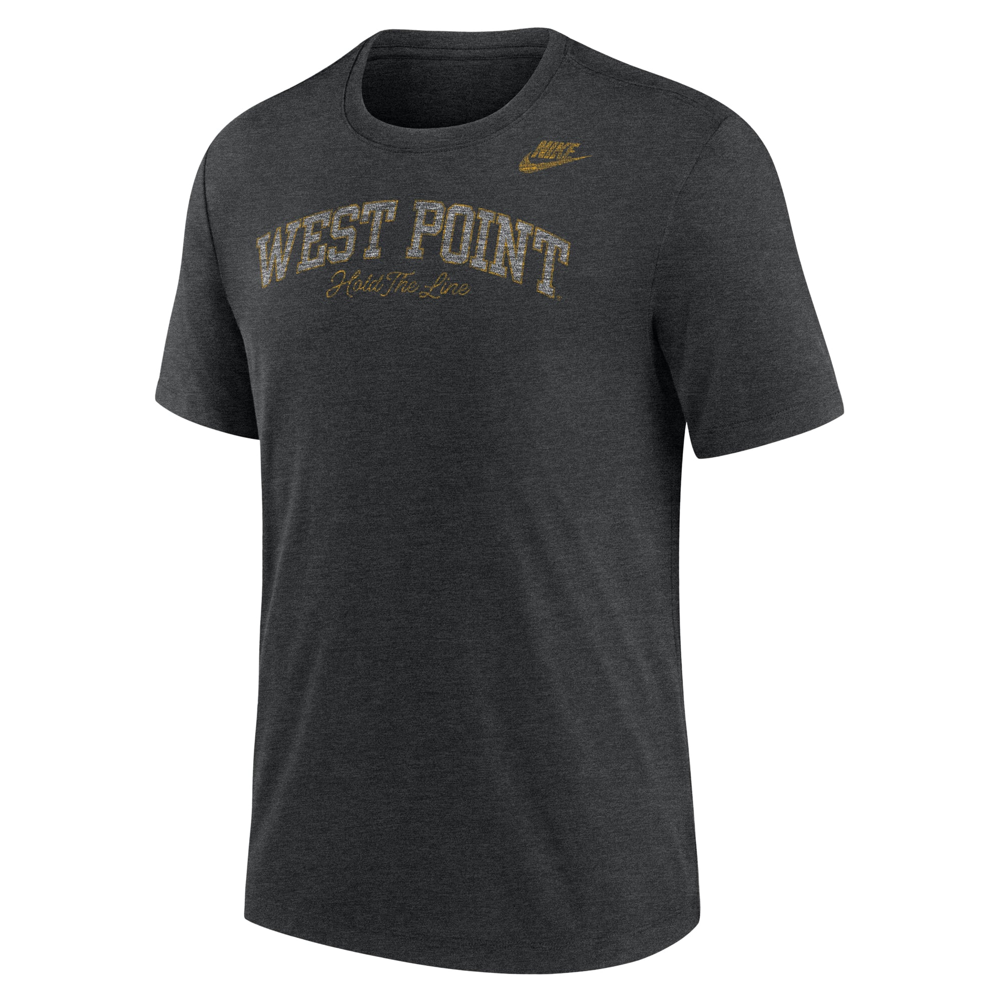 Men's Nike Heather Black Army Knights 2026 West Point Classic Collection Tri-Blend T-Shirt