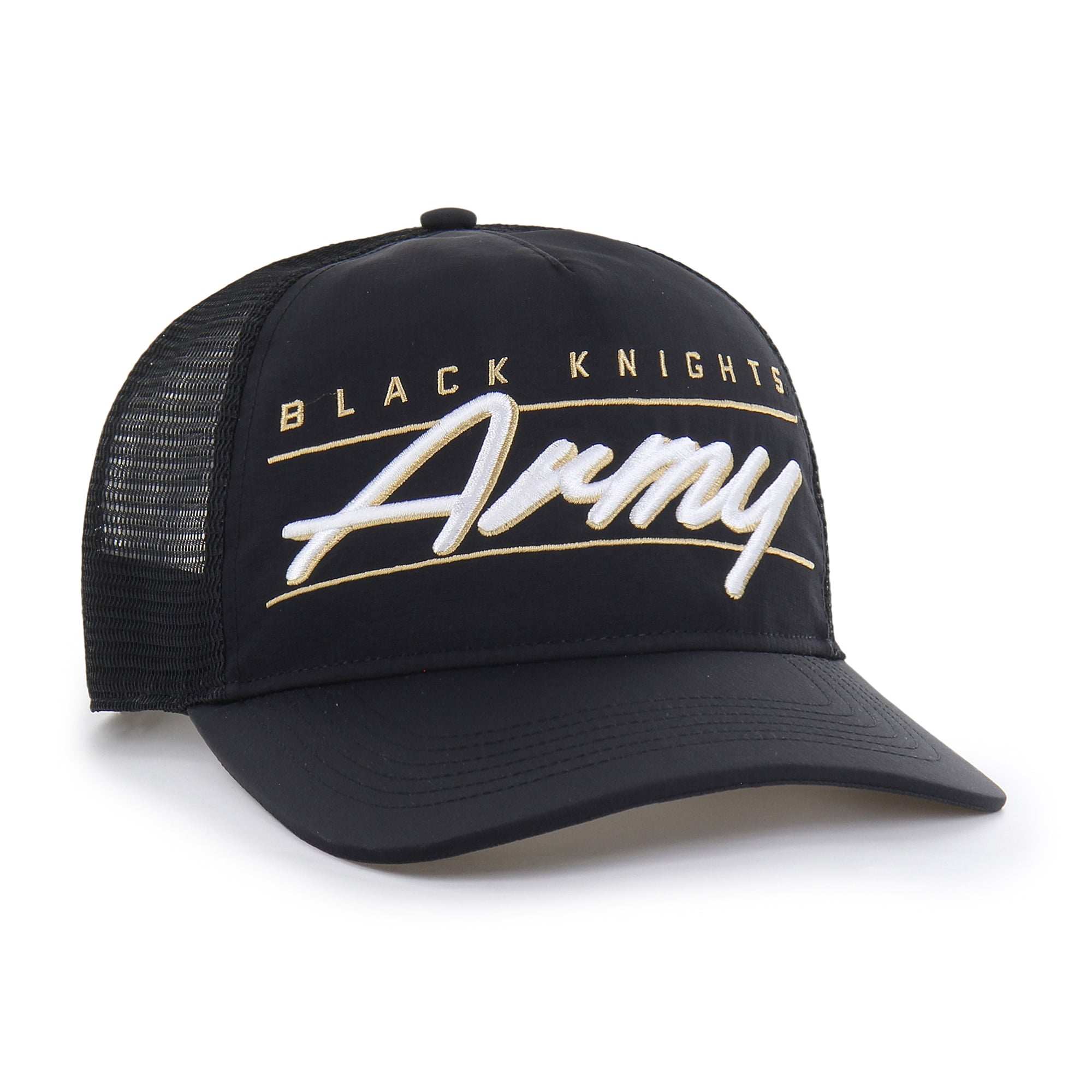 Unisex '47 Black Army Black Knights brrr° Condor Mesh Hitch Adjustable Hat