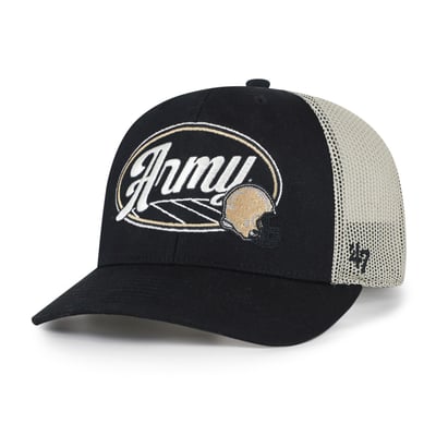 Army Black Knights '47 Unisex Enfield Adjustable Trucker Hat - Black