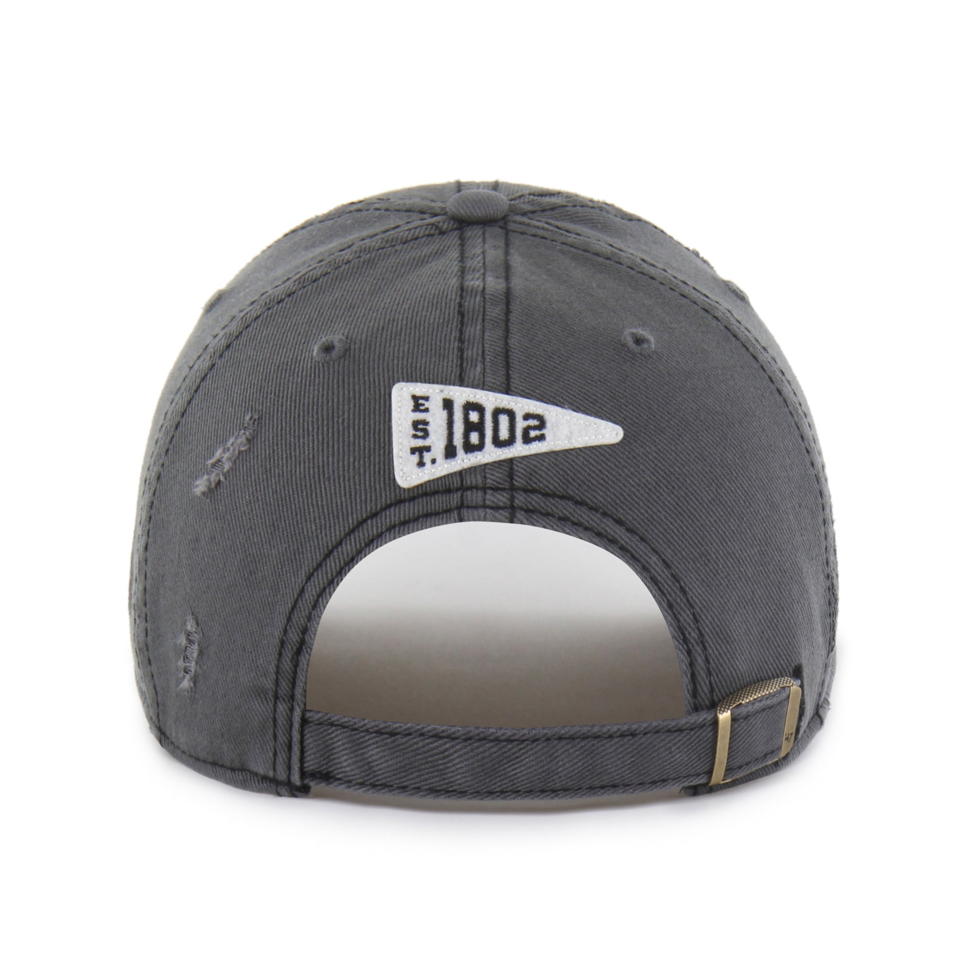 Unisex '47 Charcoal Army Black Knights Well-Worn Seymore Clean Up Adjustable Hat