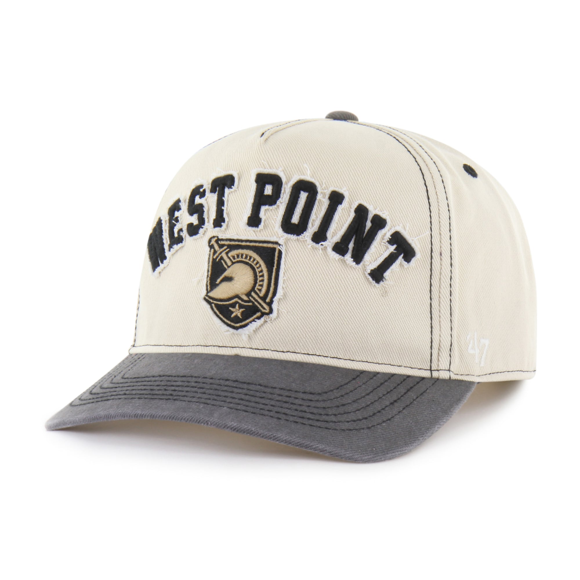 Unisex '47 Tan/Black Army Black Knights Well-Worn Calderwood Hitch Adjustable Hat