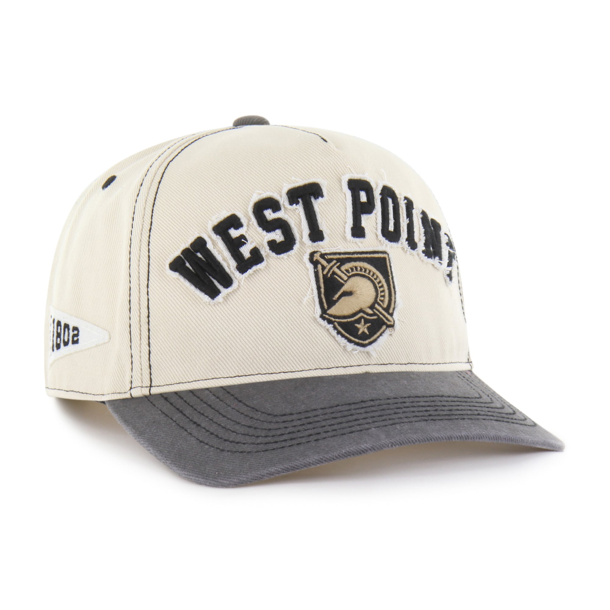 Unisex '47 Tan/Black Army Black Knights Well-Worn Calderwood Hitch Adjustable Hat