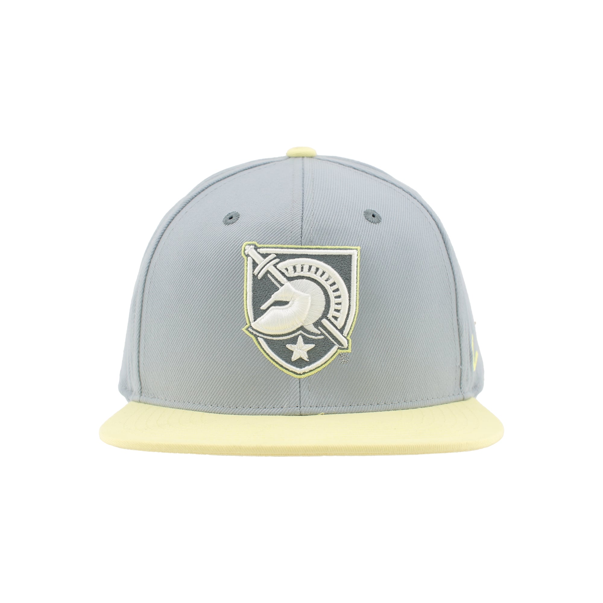 Unisex Zephyr  Gray Army Black Knights Pastel Fitted Hat