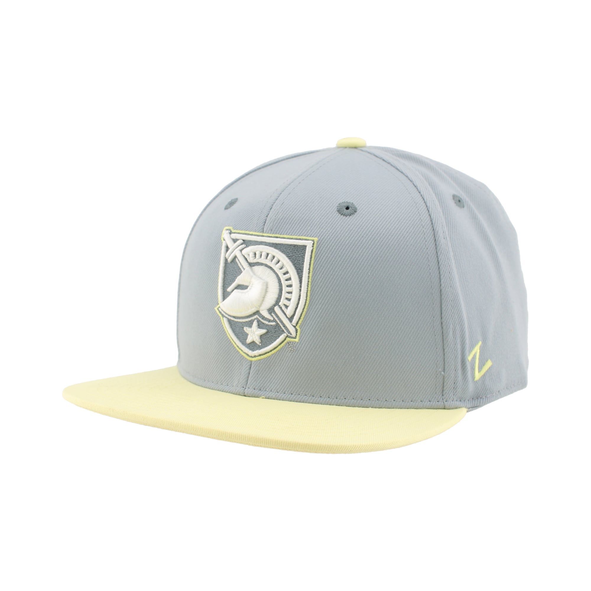 Unisex Zephyr  Gray Army Black Knights Pastel Fitted Hat