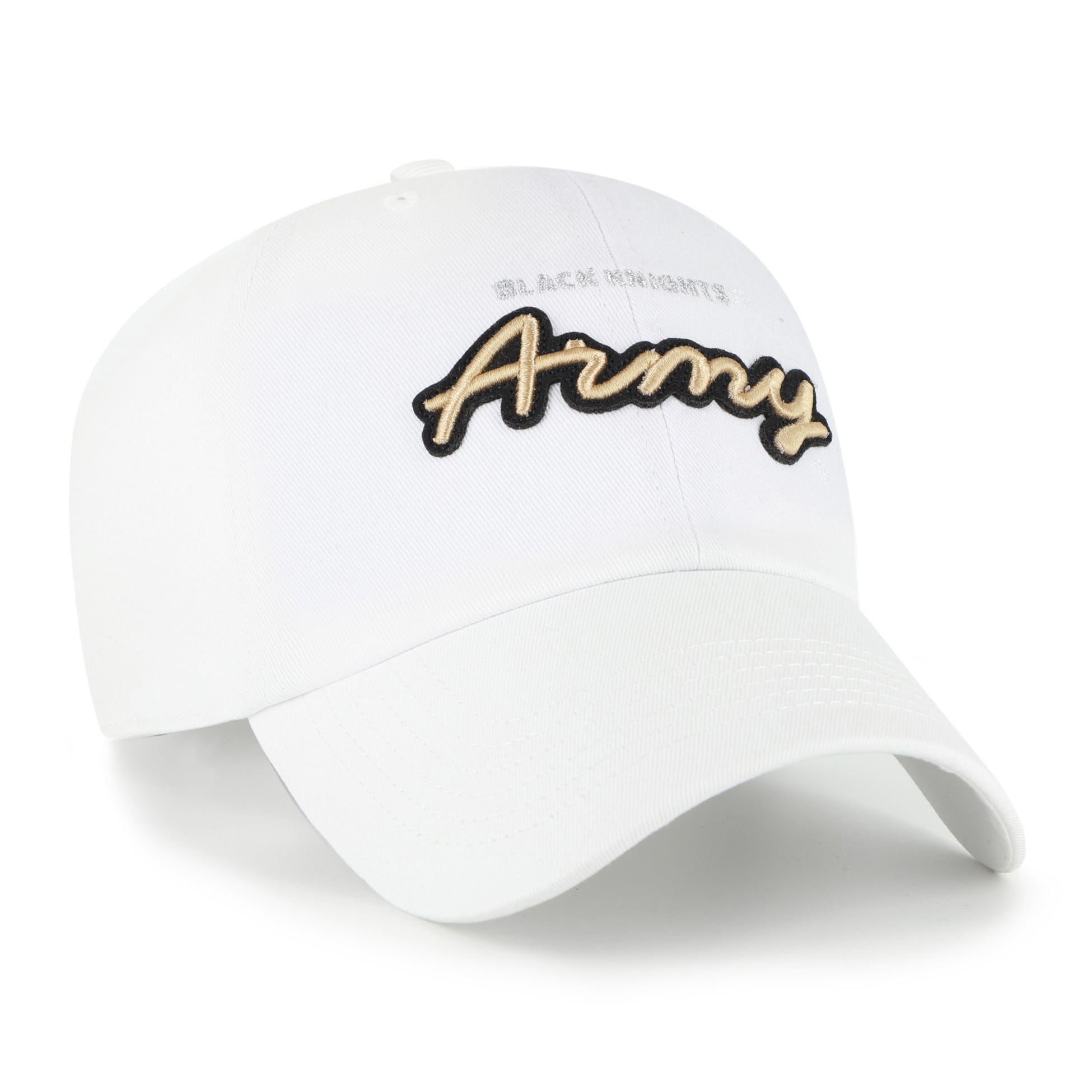 Women's '47 White Army Black Knights Trendy Script Clean Up Adjustable Hat