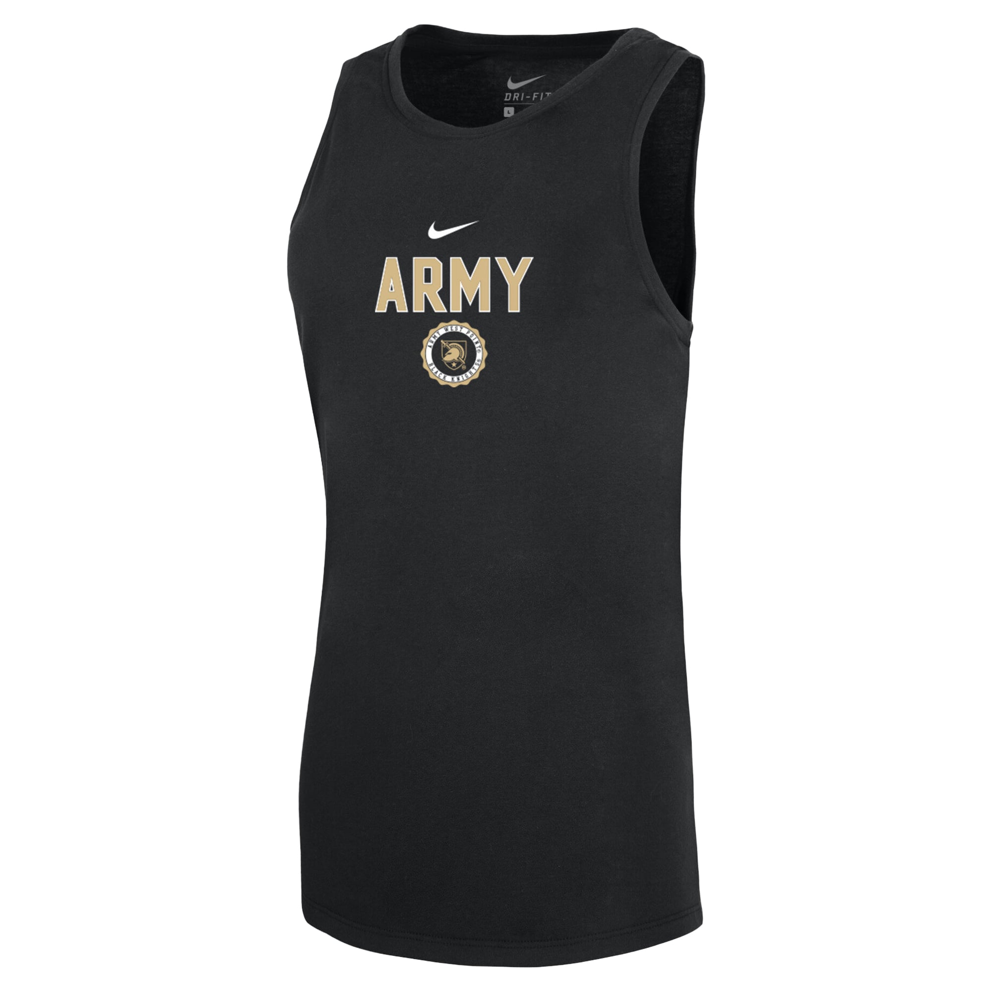 Women's Nike Black Army Knights Dri-FIT Tomboy Tank Top