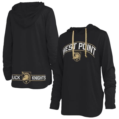 Army Black Knights Pressbox Women's Allie Long Sleeve Hooded T-Shirt - Black

