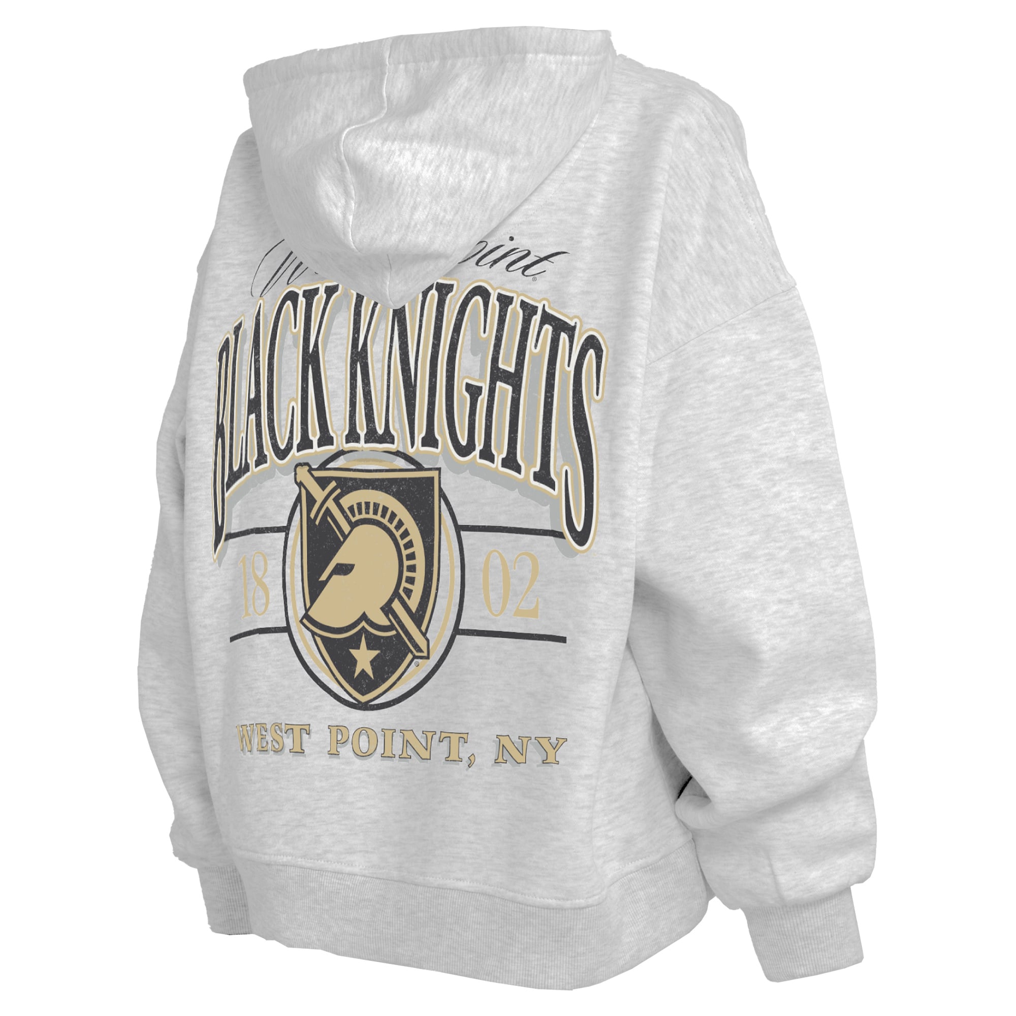 Sweat à capuche zippé Janise des Black Knights de Pressbox, gris chiné, pour femme
